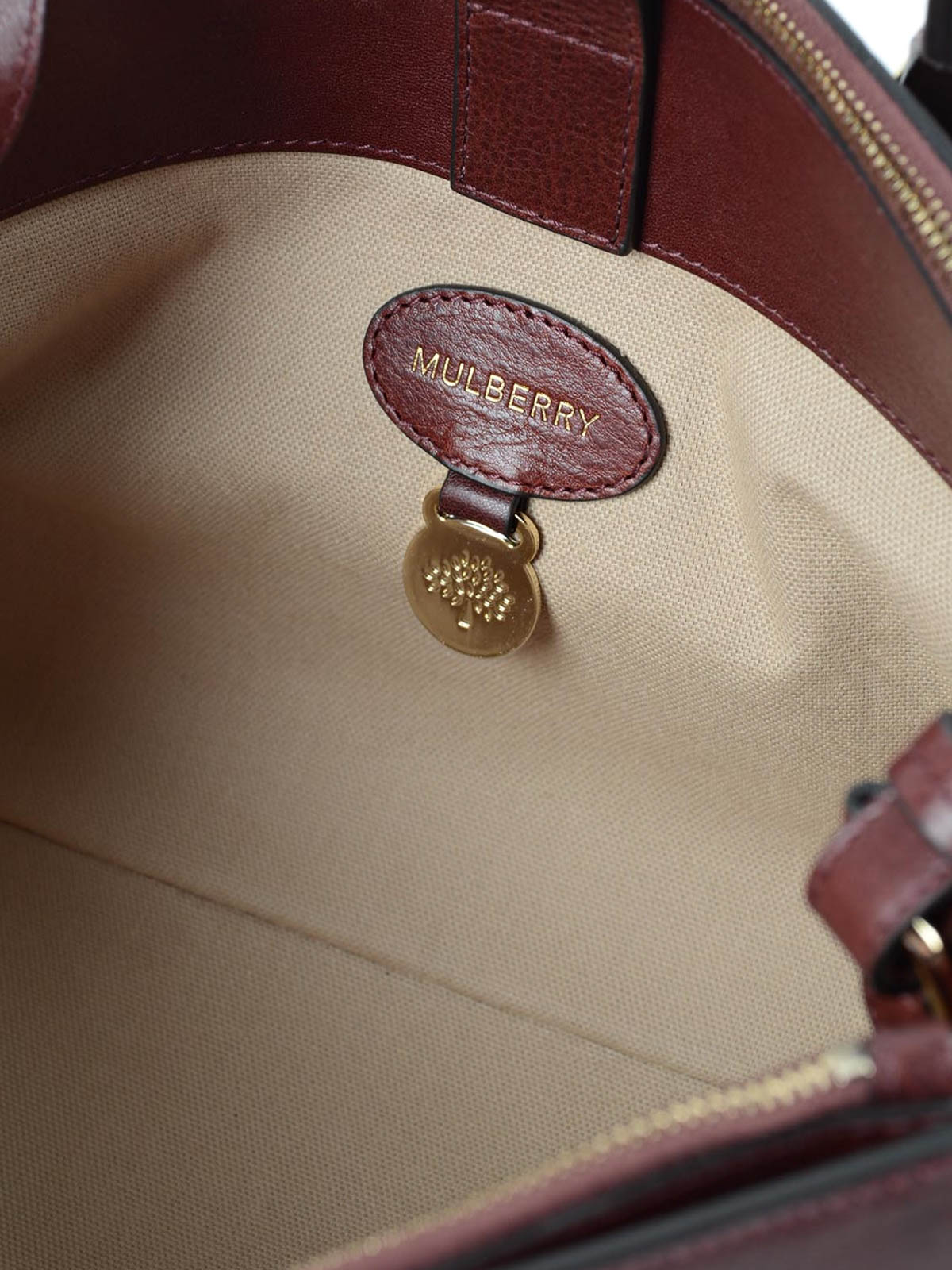 Mulberry トートバッグ Bayswater - ダークブラウン|HH3523173K195