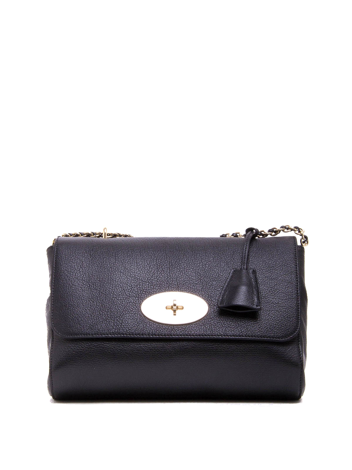 Mulberry Medium Lily Goat Leather Bag In Black