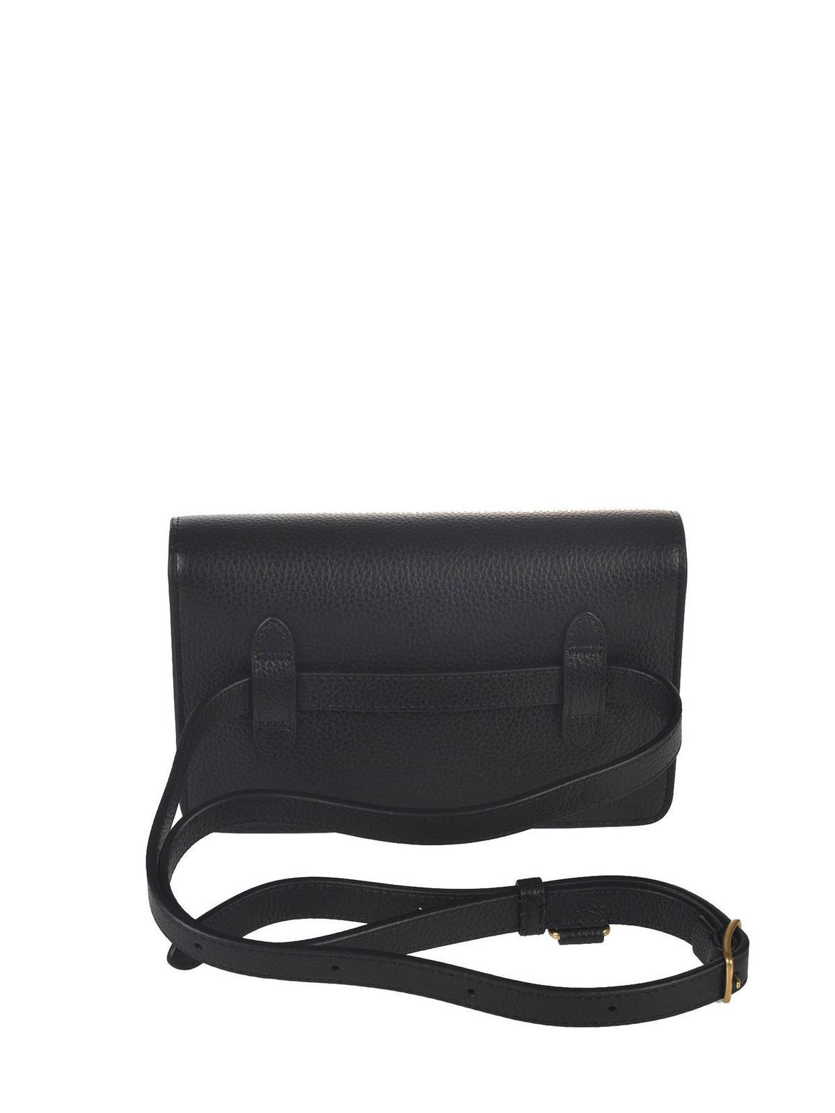 Mulberry Small Darley Leather Belt Bag in Black