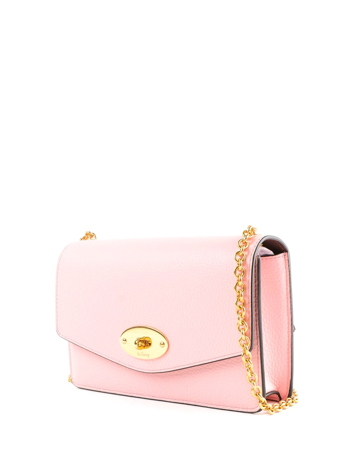 Cross body bags Mulberry - Small Darley sorbet pink leather bag