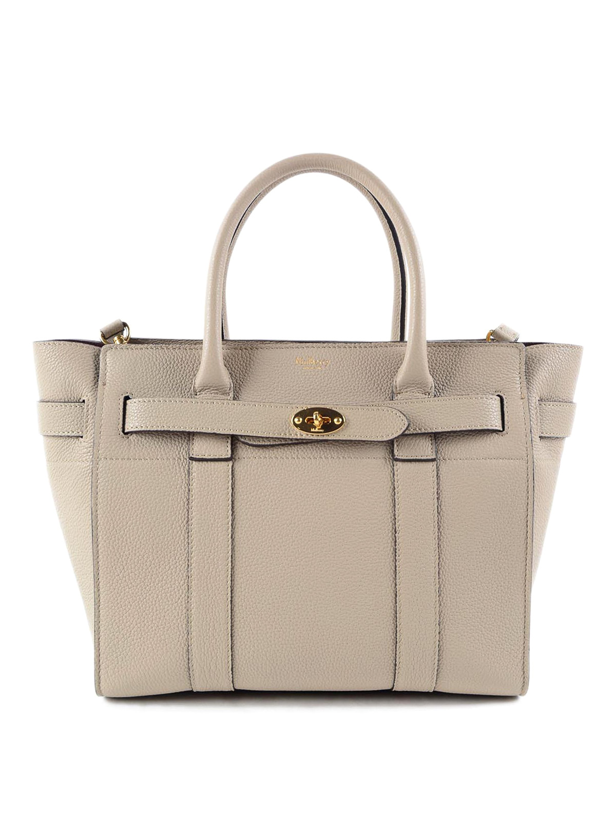 Mulberry Bayswater leather small tote - Beige|HH4406205P109