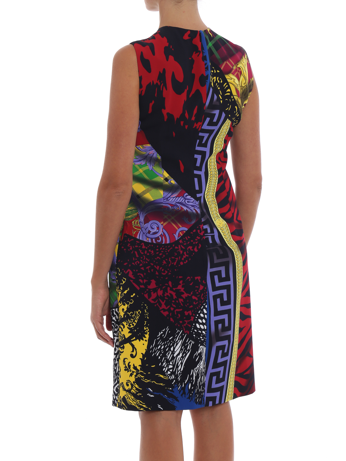 slim fit dress slacks Versace Jeans Couture Black Cocktail Dress