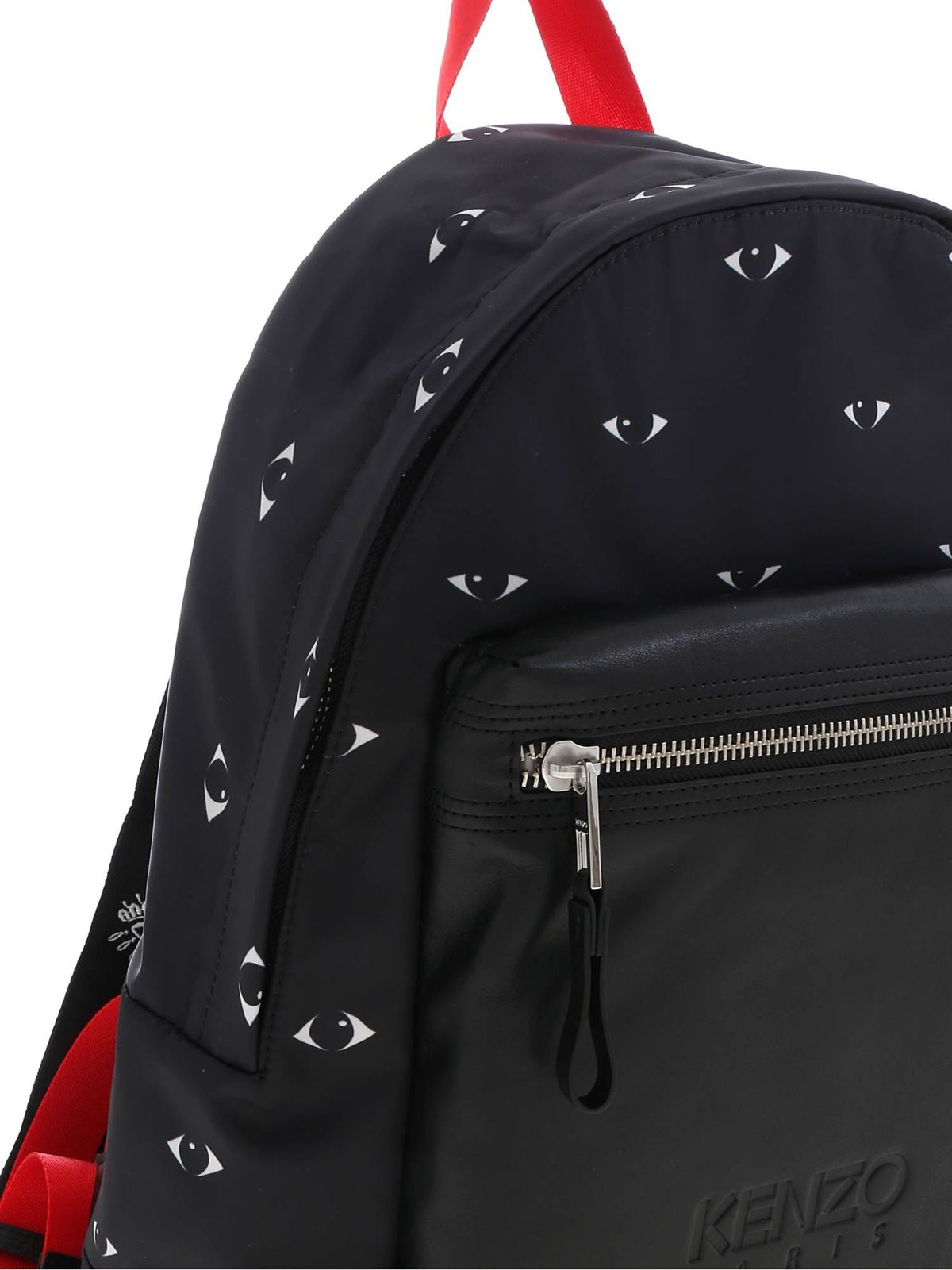 Kenzo Multieyes backpack Black Men 5SF213B2999 thebs