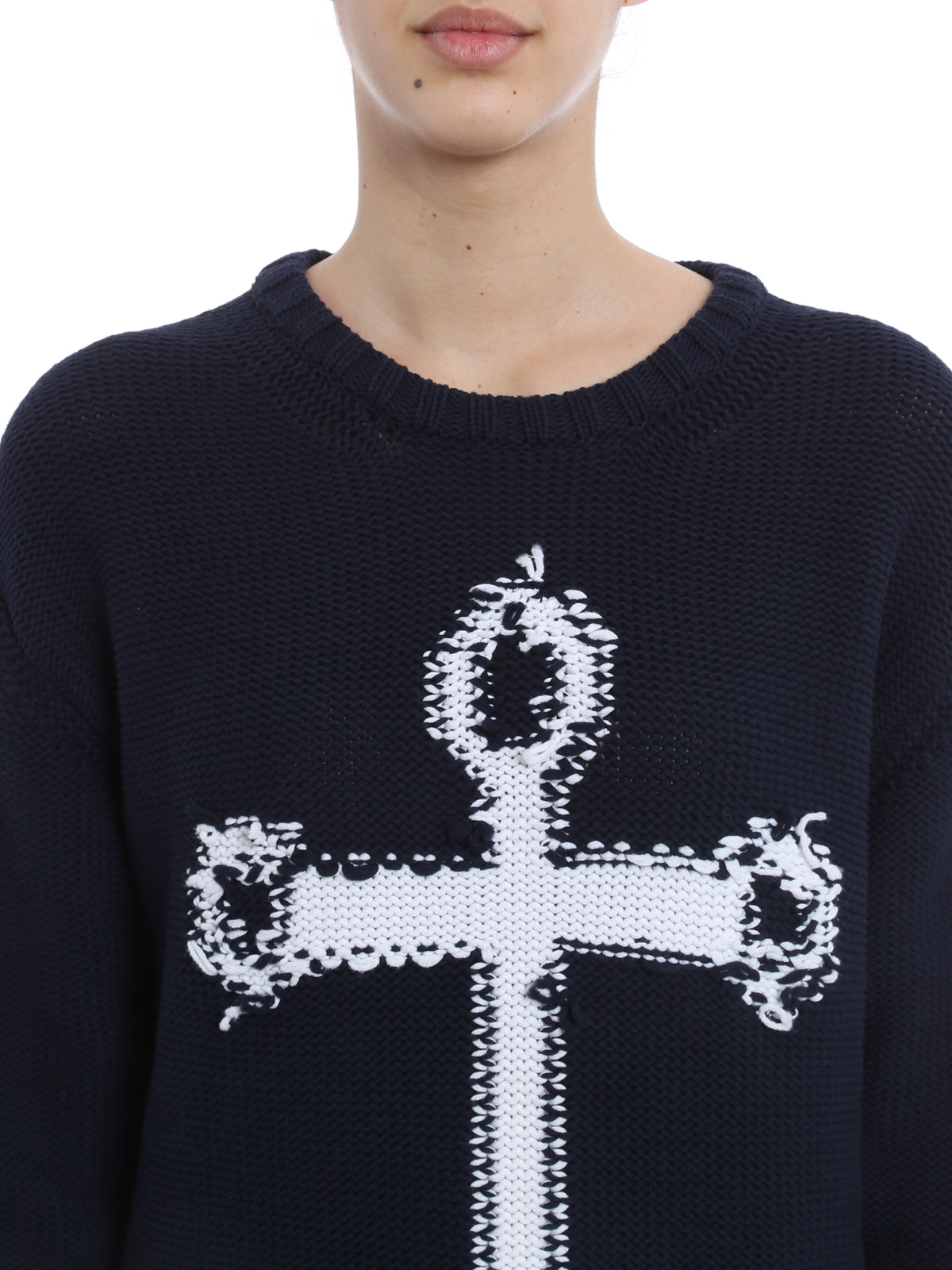 N°21 Anchor detailed sweater-