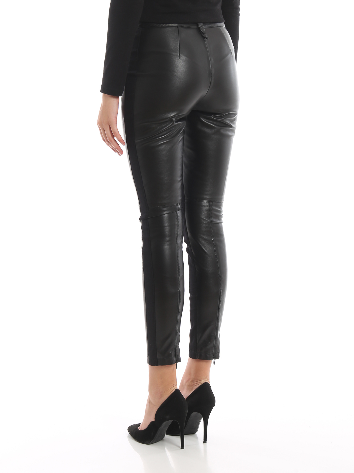 Butberri Leather Pants For Winter Stretch Fit Leather Leggings Fleece Lined  | Buy Online in South Africa | takealot.com