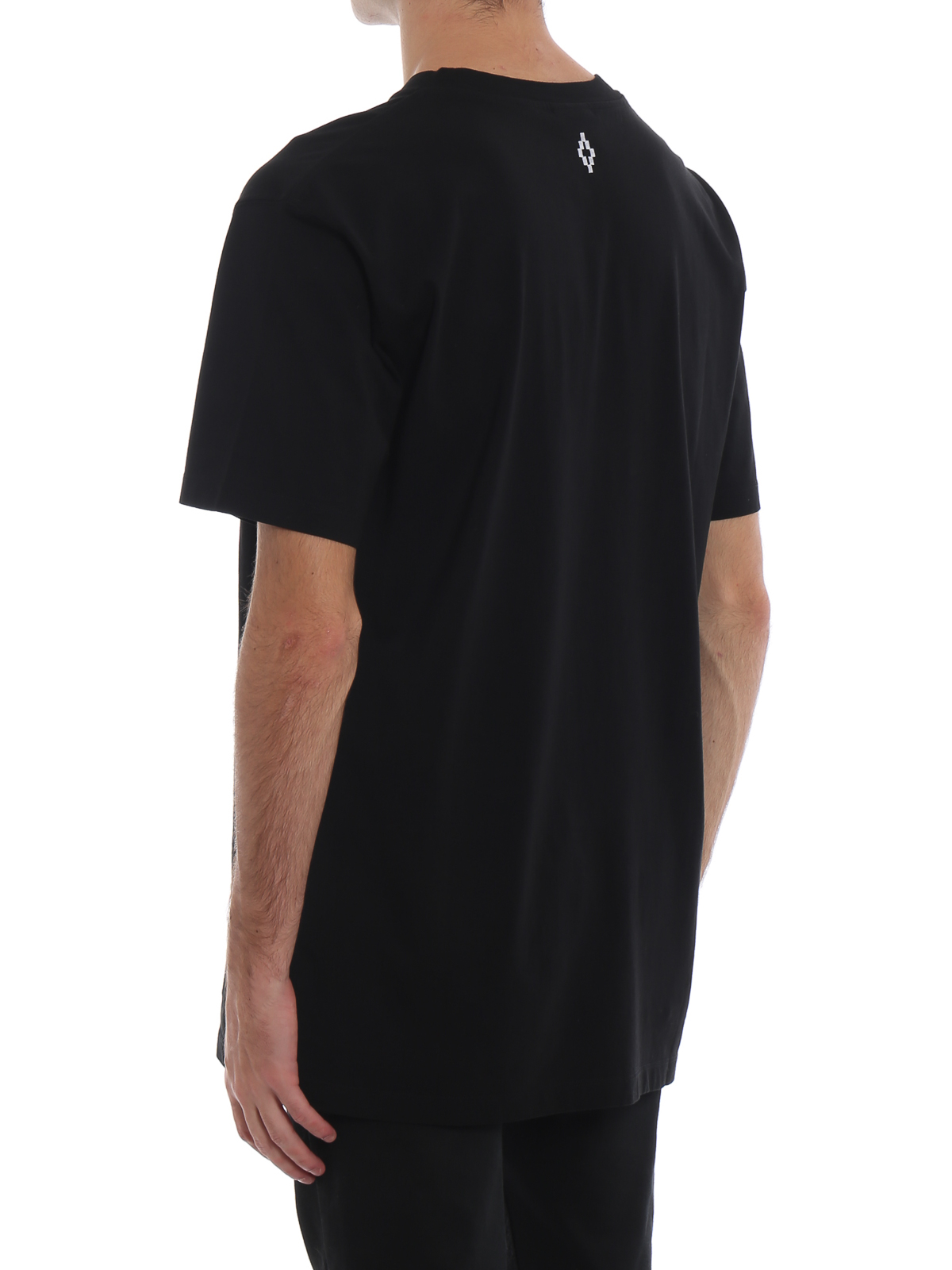 T-shirts Marcelo Burlon - NBA black and multicolour Tee -  CMAA018F180011151088