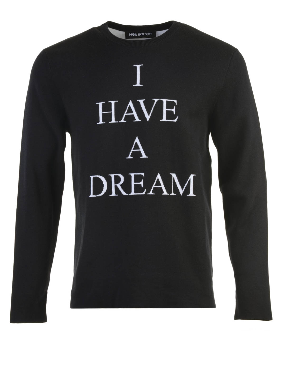 Neil Barrett I Have a Dream cotton crewneck