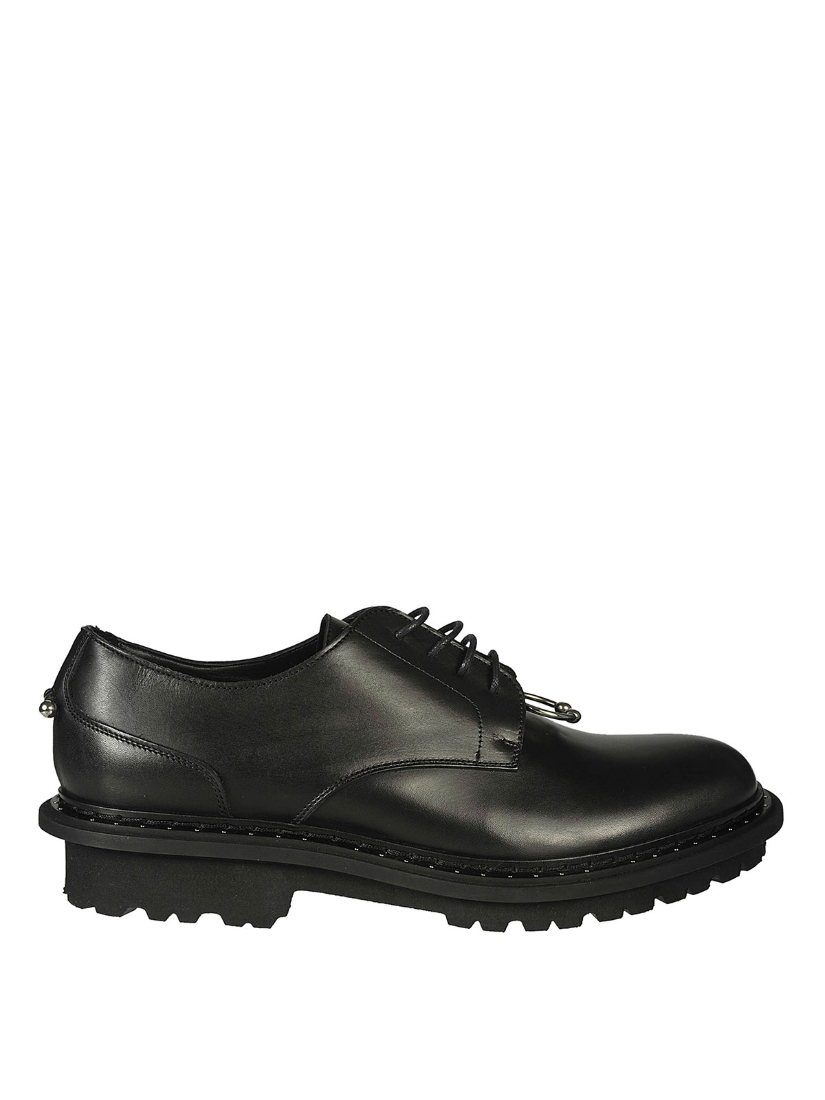 Neil Barrett Piercing detailed Derby shoes - Black