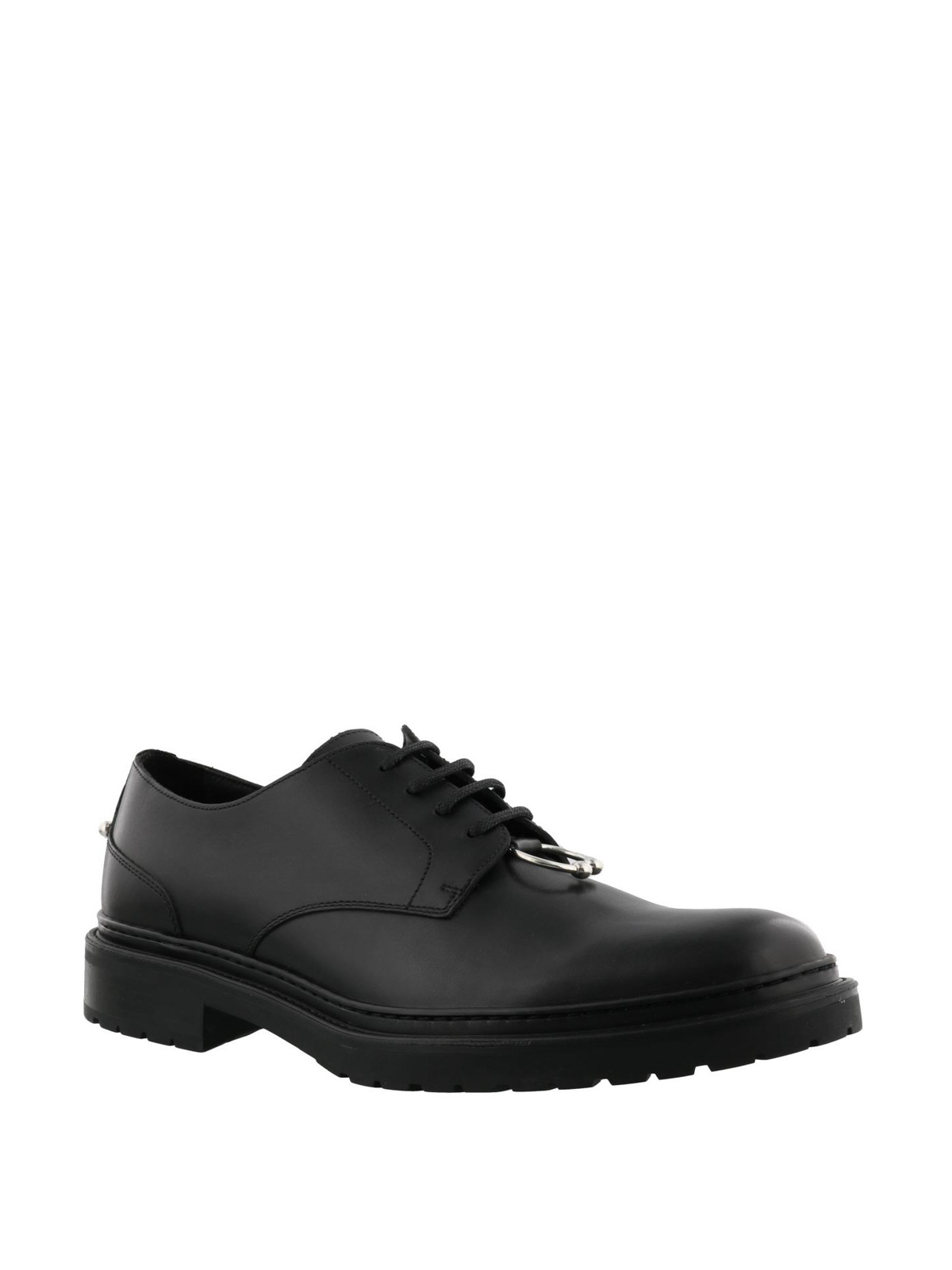 Neil Barrett Piercing lace-up Derby shoes - Black