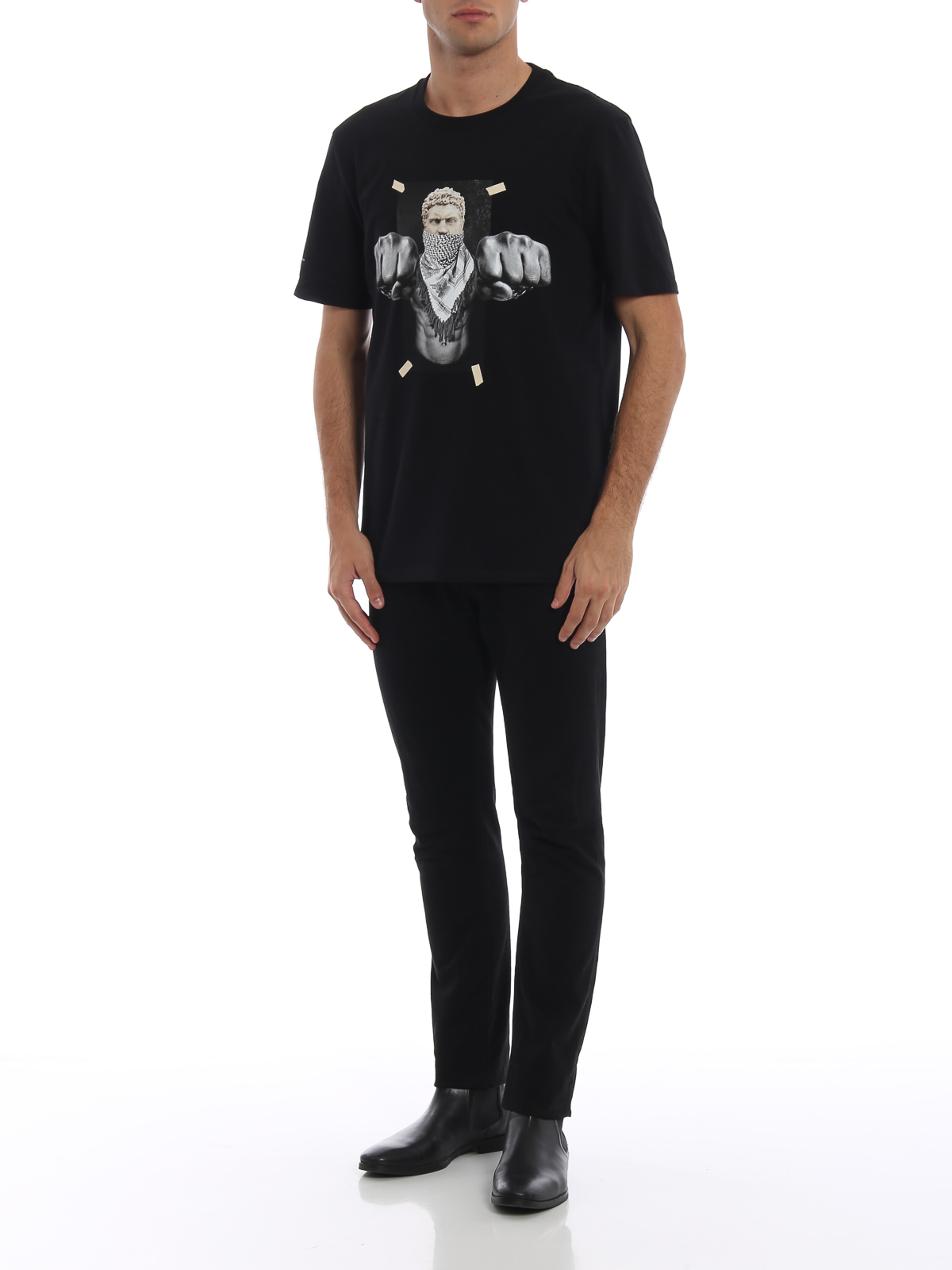 Neil Barrett Boxing Brutus black T-shirt - Men