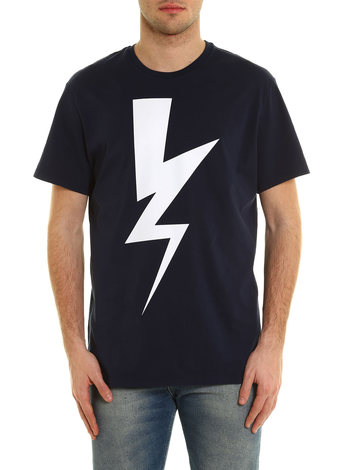 T-shirts Barrett - Abstract Bolt cotton T-shirt - BJT198DE513S195