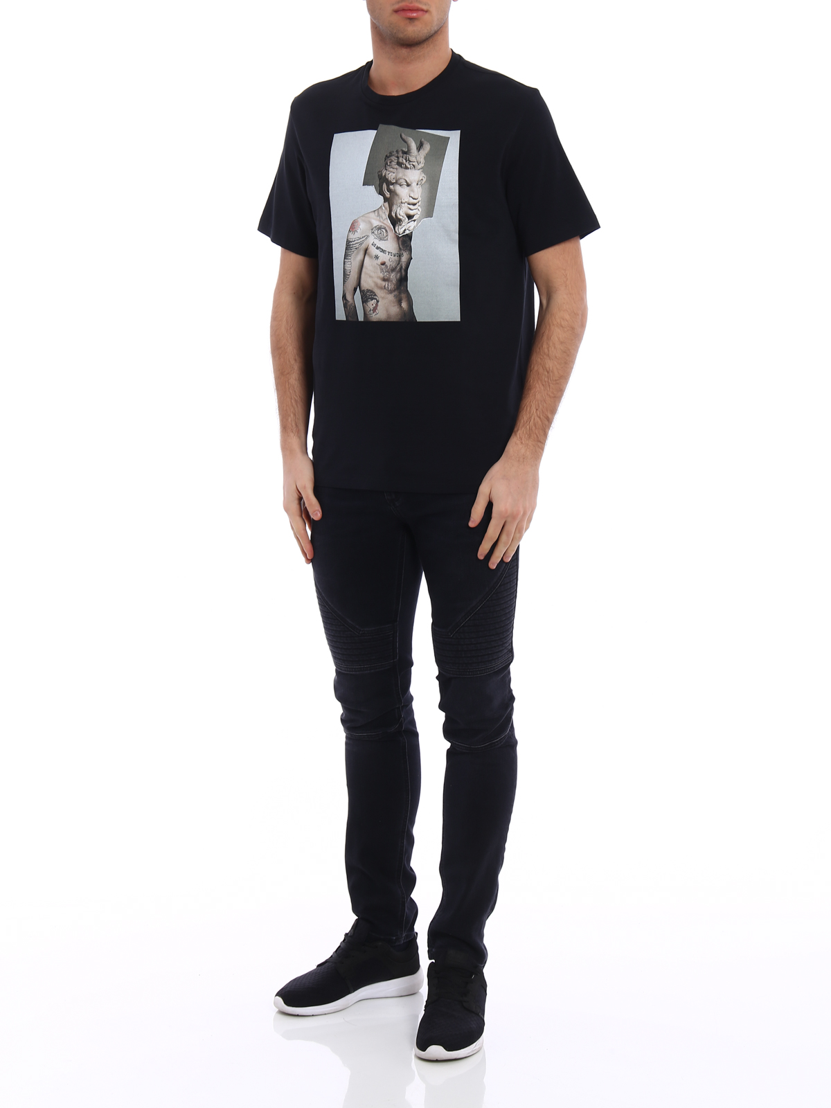 ★NeIL Barrett★ピアス半袖Tシャツ ☆NeIL Barrett☆ピアス半袖Tシャツ