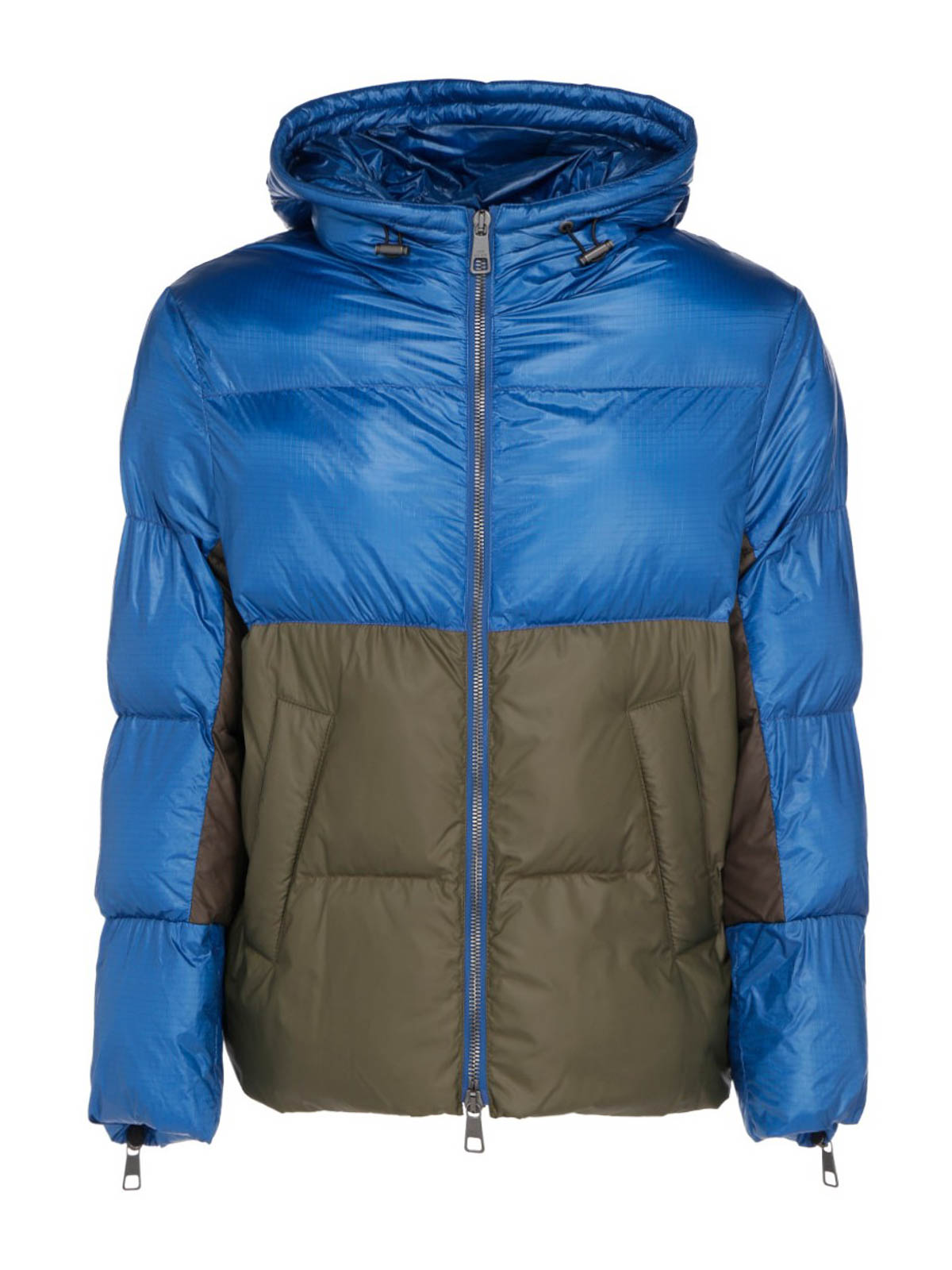 Neil Barrett Hooded puffer jacket Blue Men BSP528VP184C2976