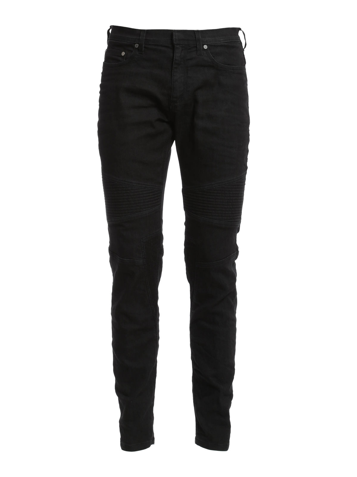 Neil Barrett Skinny biker jeans - Black - Men|PBDE144A803T01