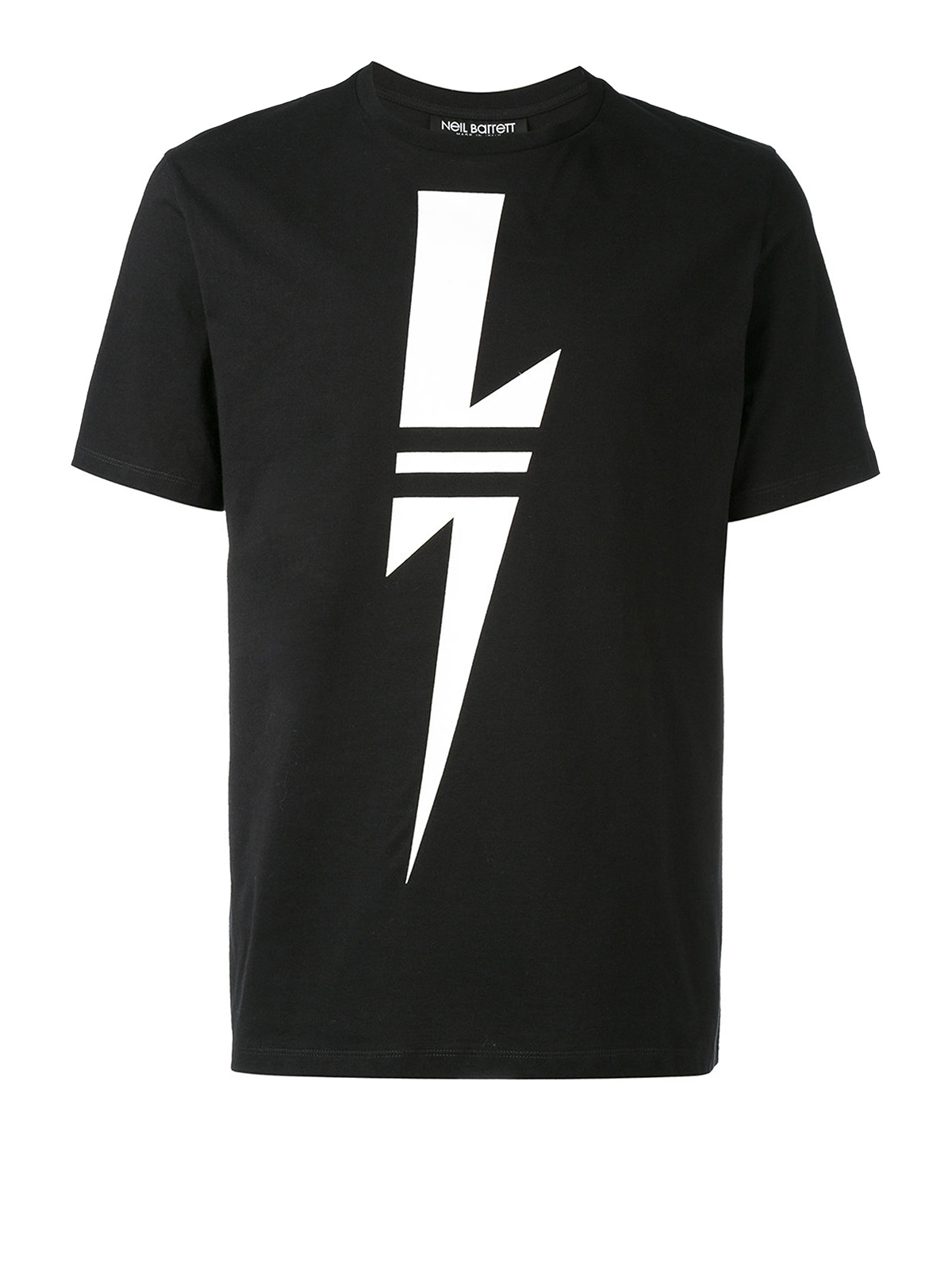 Neil Barrett Lightning print T-shirt - Black|PBJT267NF510S524