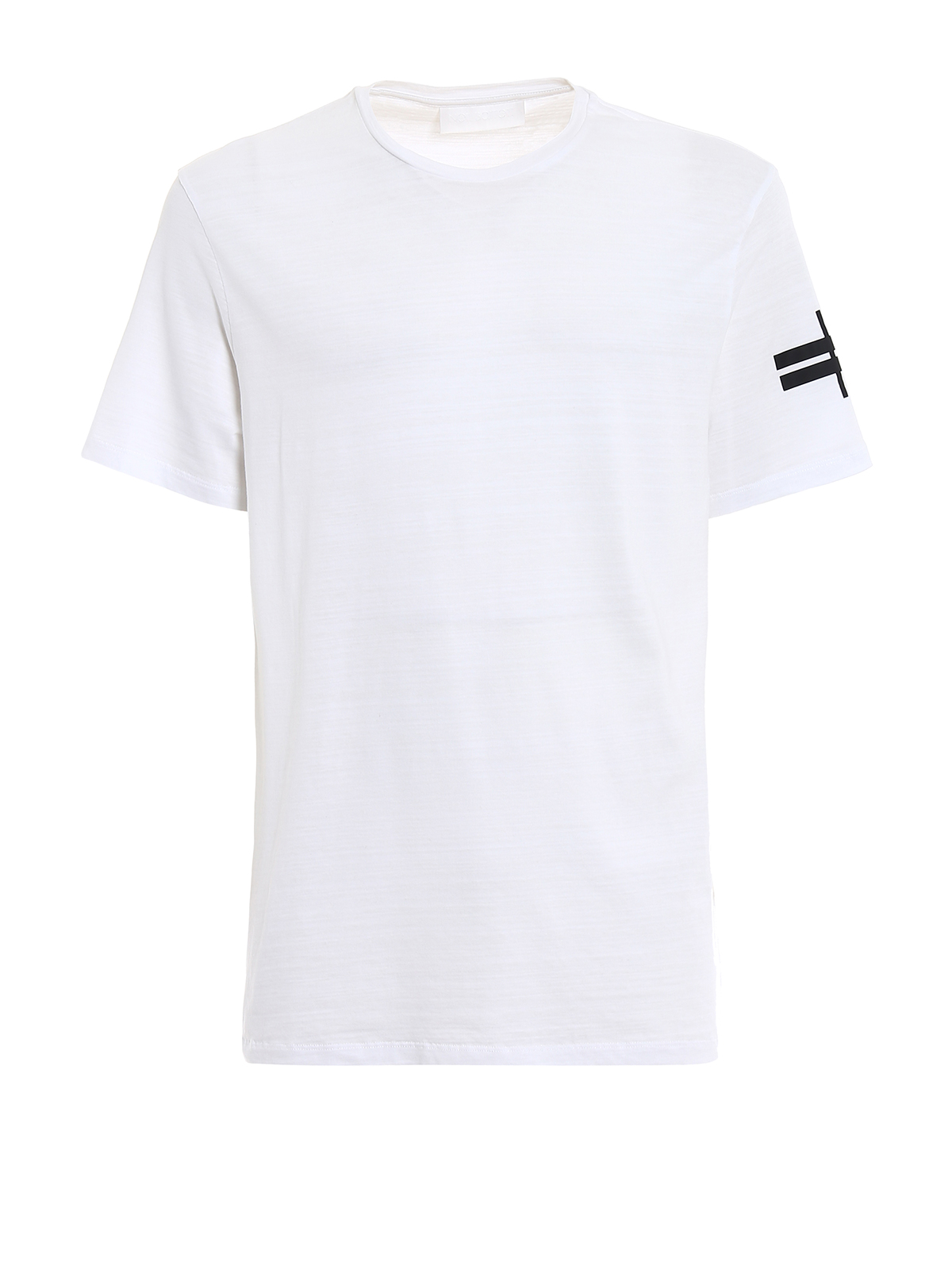 Neil Barrett Loose Regular Cotton T-shirt In White