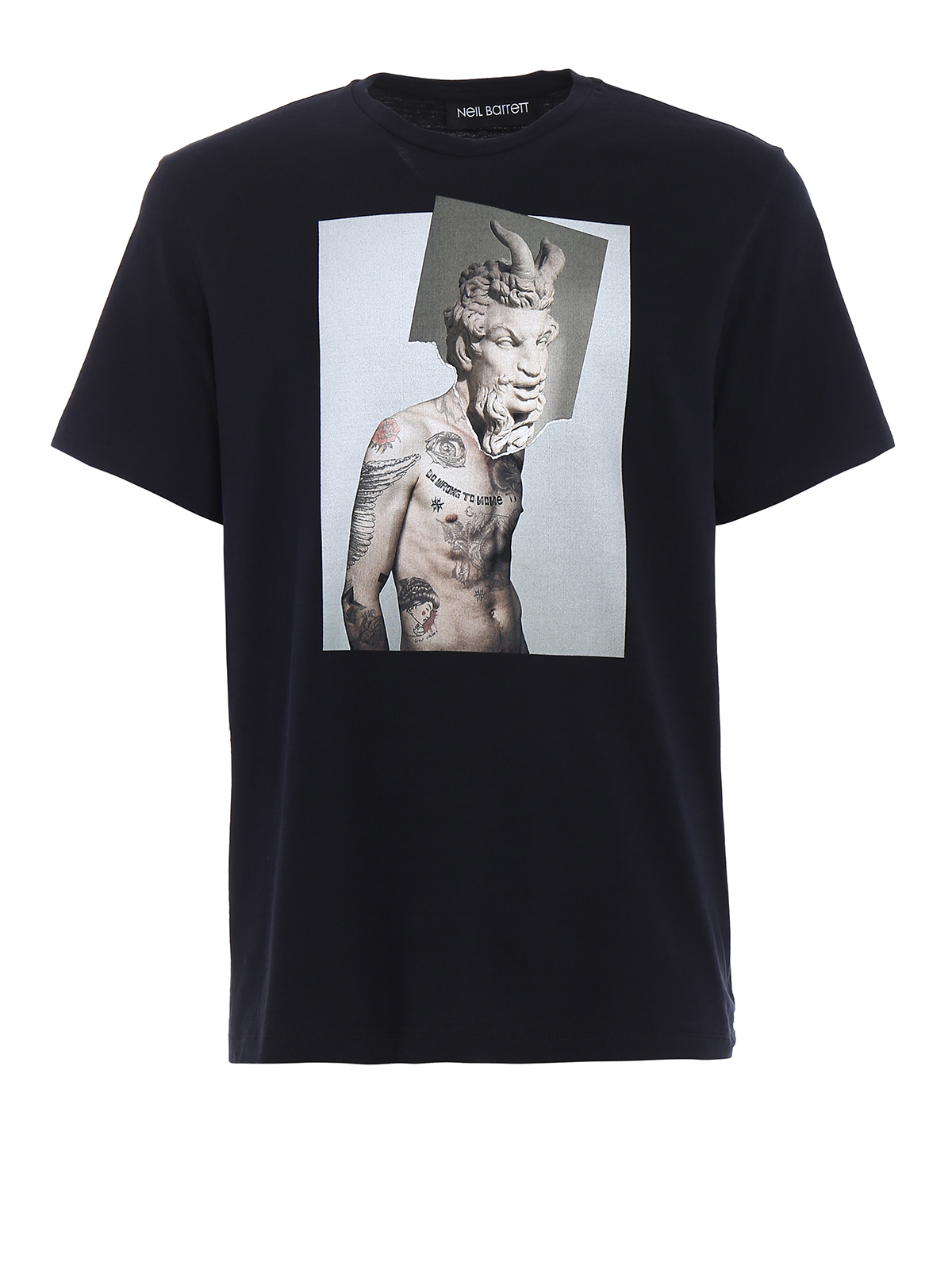 Neil Barrett Printed RAP-CULES 2 Easy Fit T-Shirt men