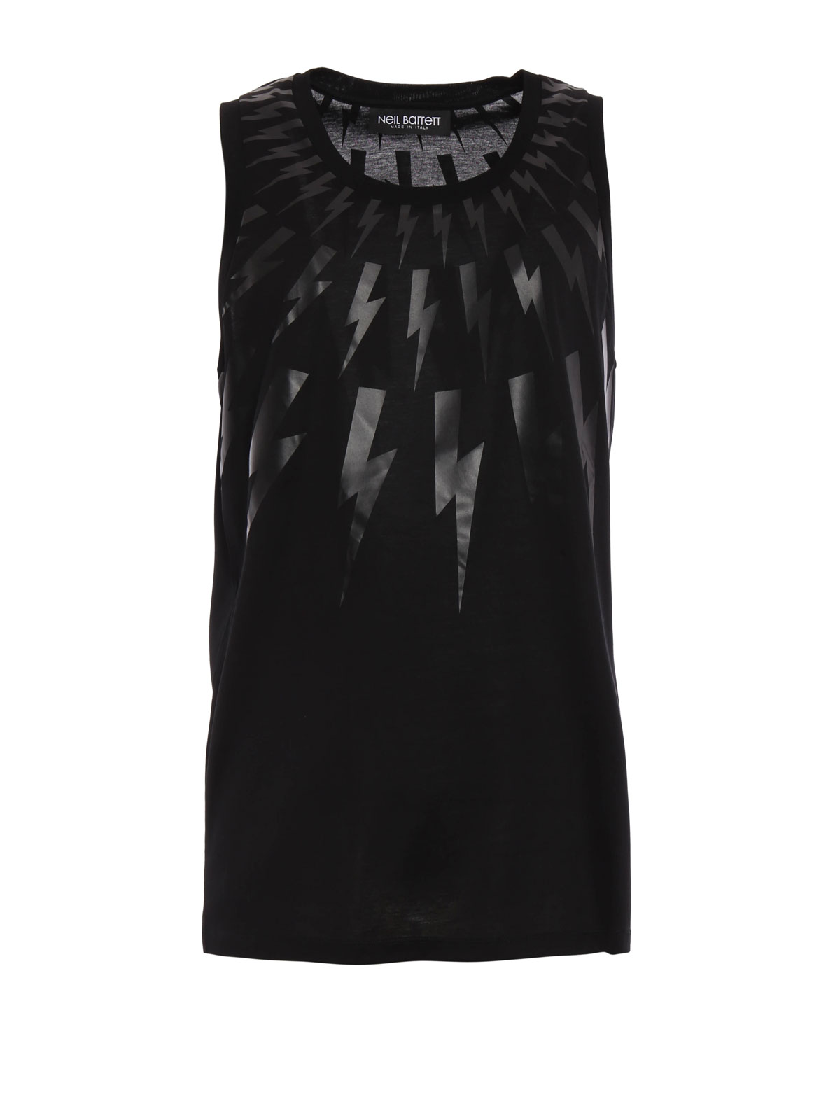 Tops & Tank tops Neil Barrett - Lightning print tank top