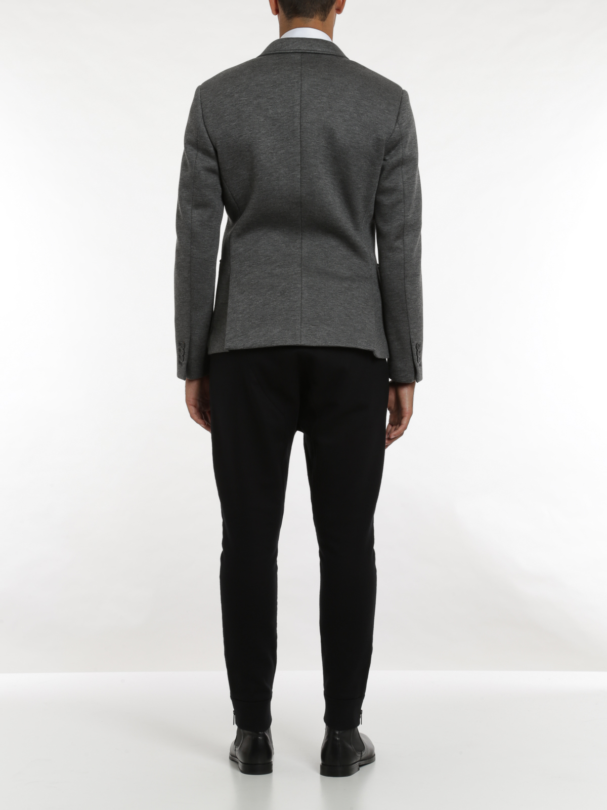 Neil Barrett Neoprene blazer - Grey - Men|BGI2813224548
