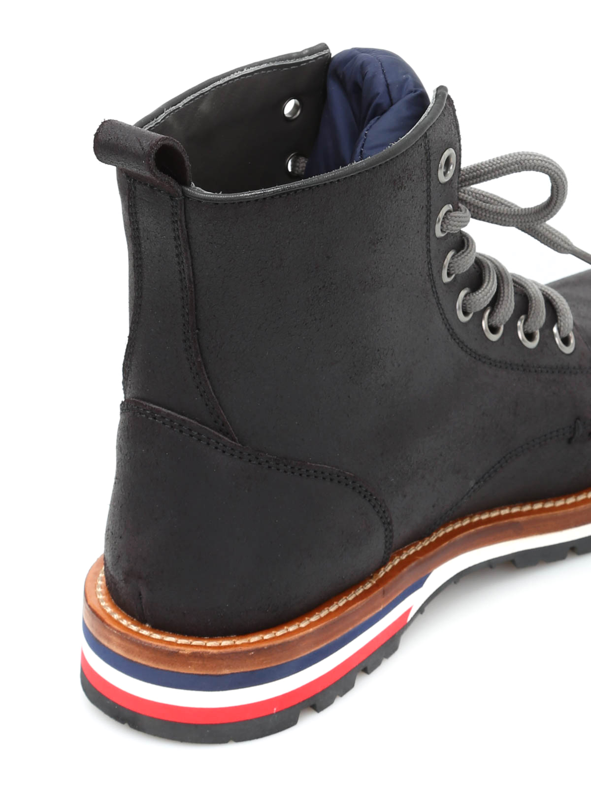 Moncler New Vancouver leather booties - Men|B209A101620001721927