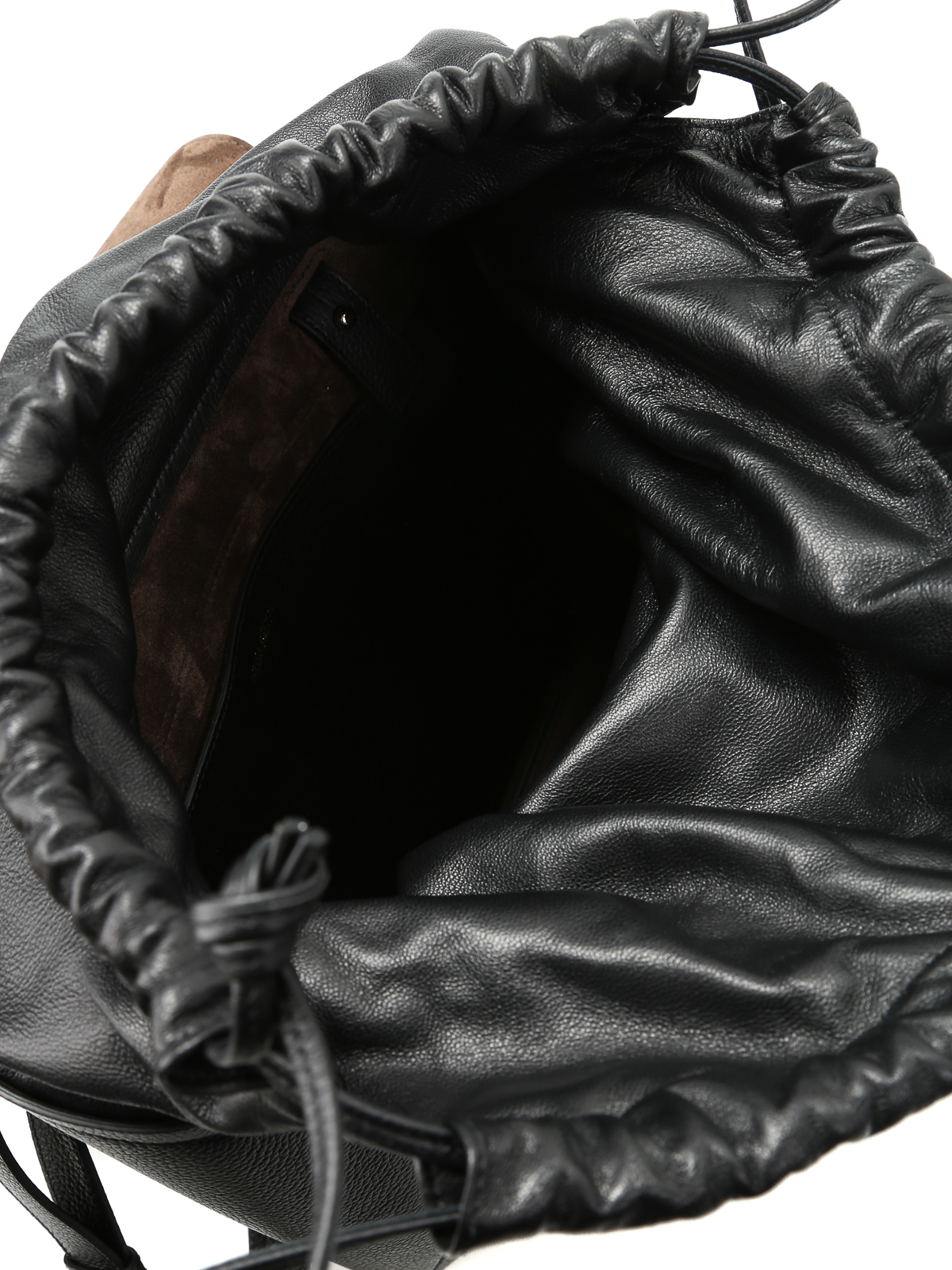 Nina Ricci Gaby maxi flap grained leather bag|S0116CLF067U9000 display picture 3