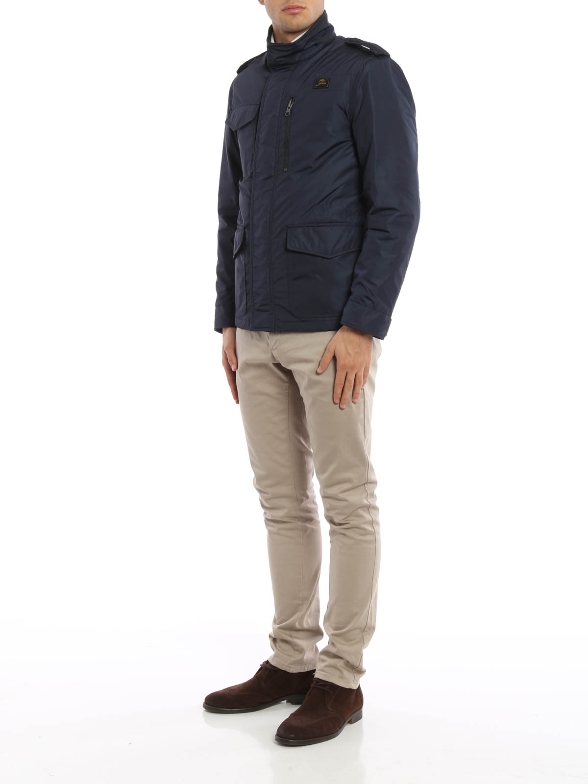 Fay Nylon field jacket - Blue - Men | NAM06330730NGTU812