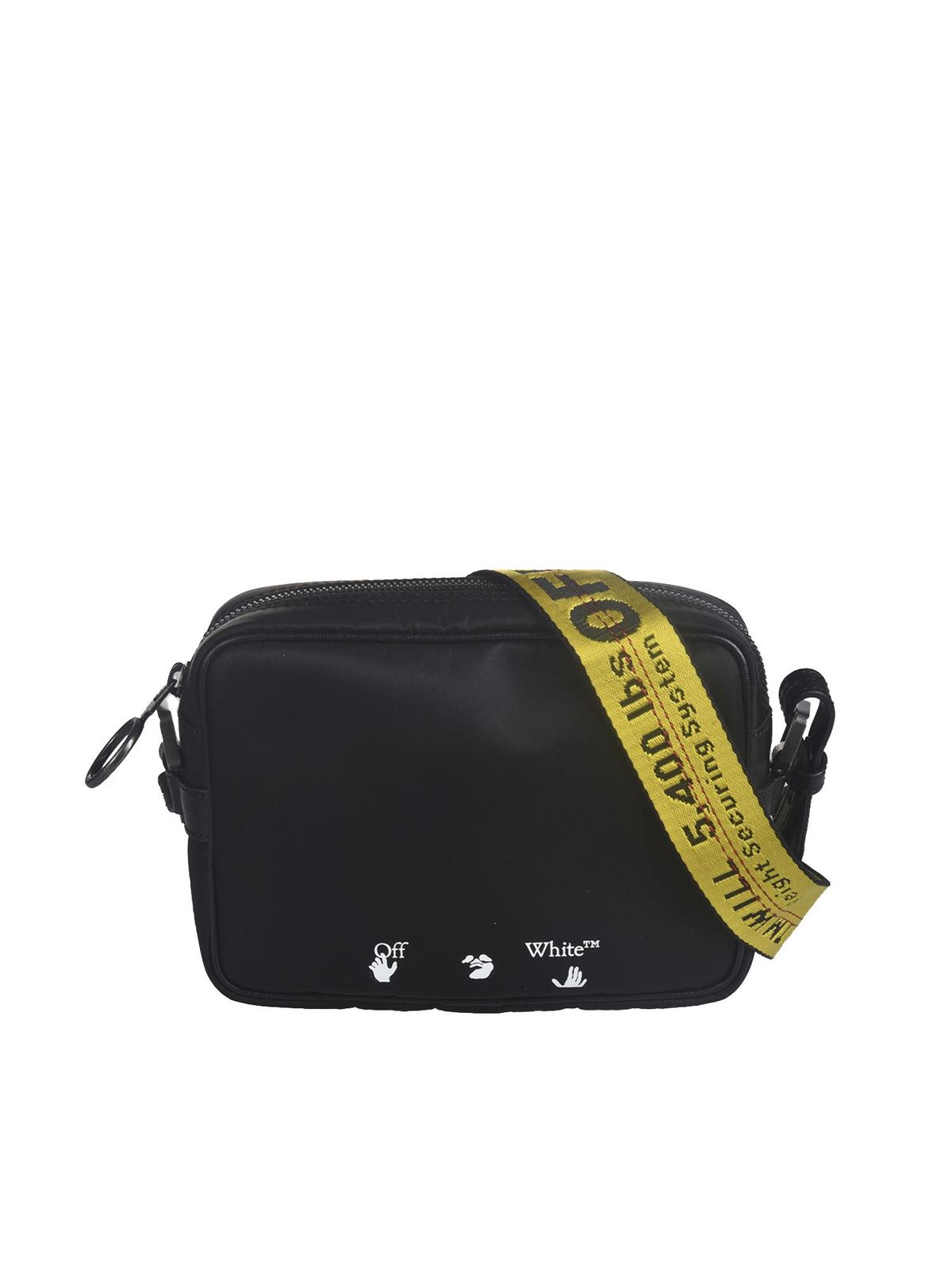 Cross body bags Off-White - Bag in black with Industrial shoulder