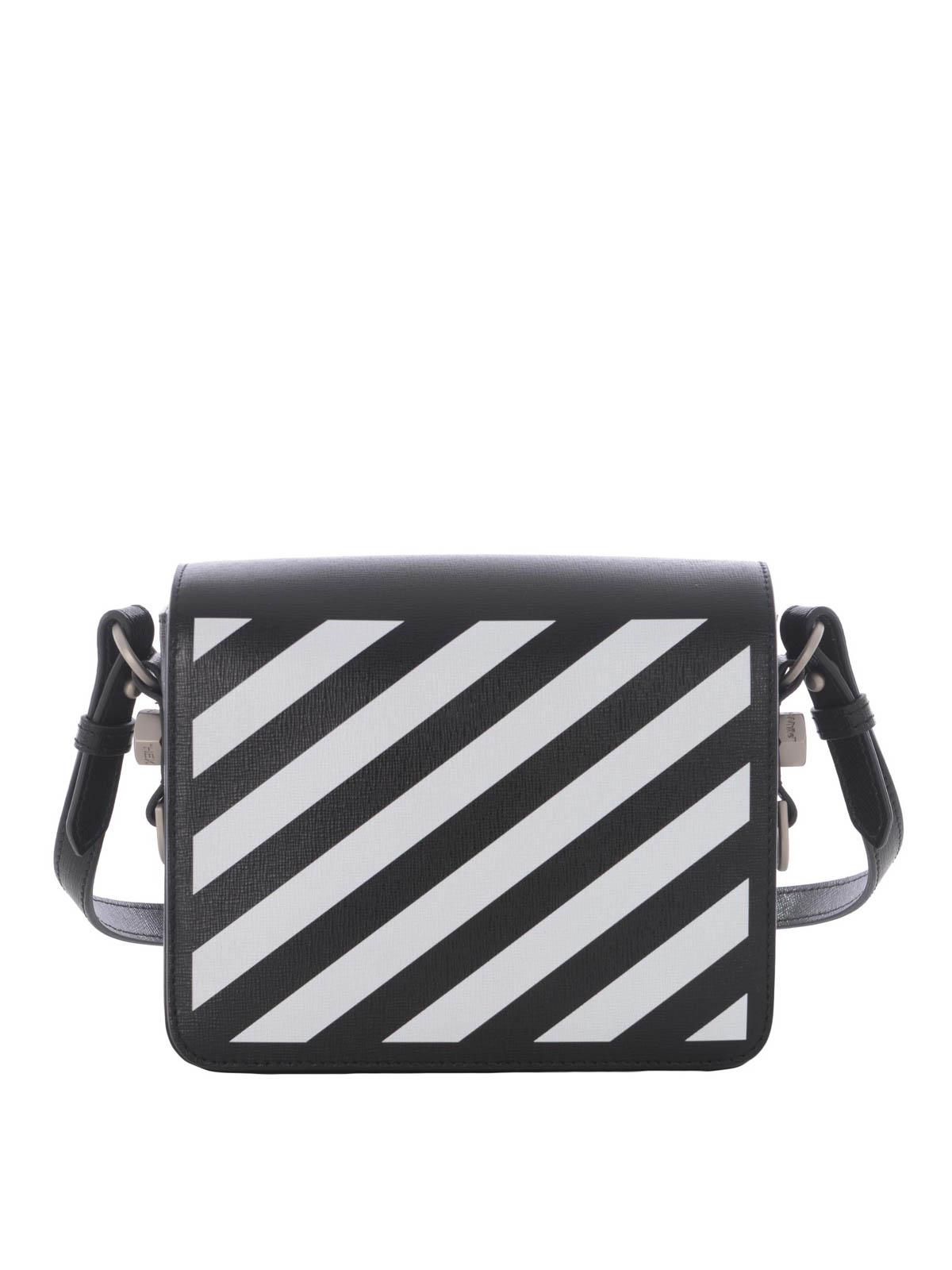 Cross body bags Off-White - Diag Square leather cross body bag -  OWNA011R184230501001