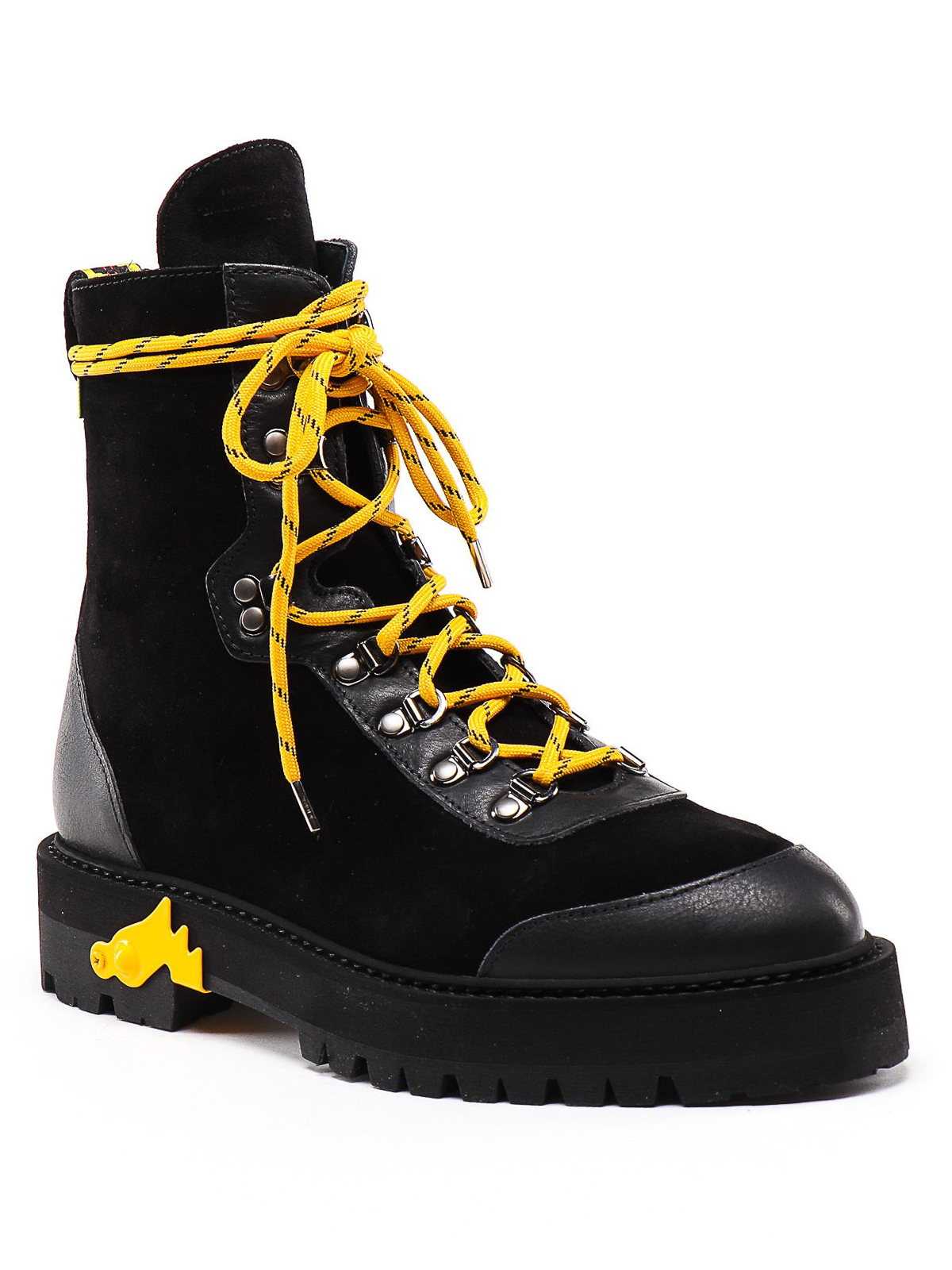 opdragelse Hysterisk forår Ankle boots Off-White - Black suede hiking boots - OMIA121E19D680021000