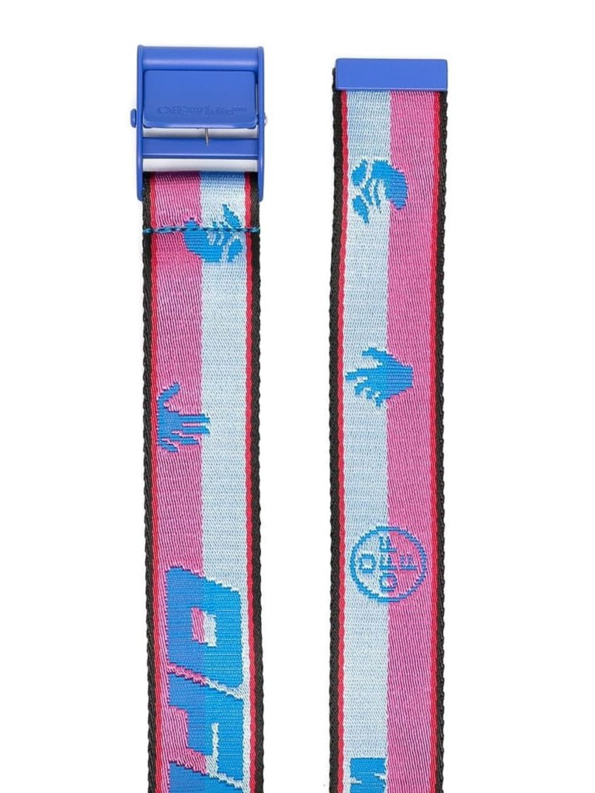 Hot pink off hot sale white belt