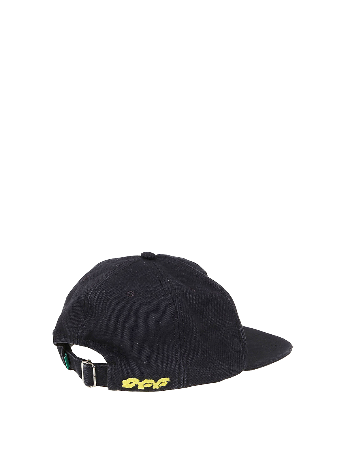 【関税＆送料込み】Off-White Embroidered Cotton Cap Off-White Logo embroidery cotton twill cap