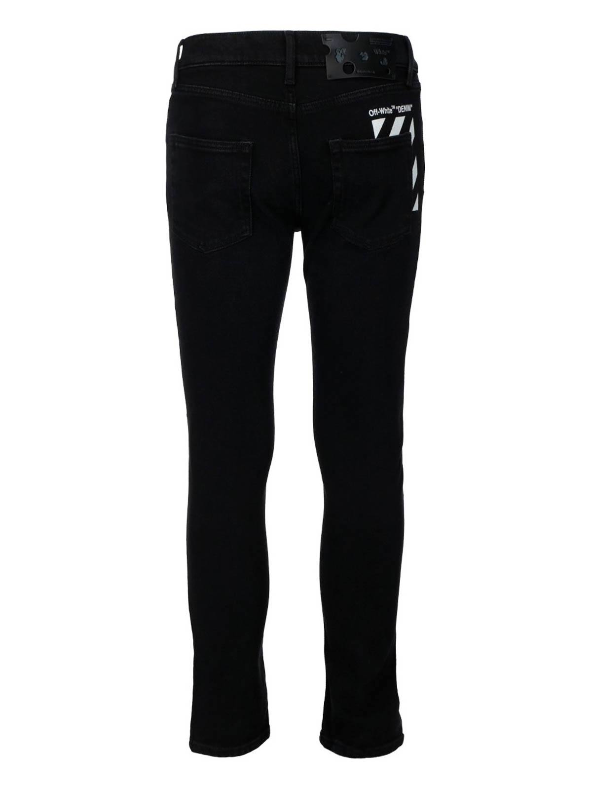 Off-White ストレートジーンズ - 黒|OMYA074F20DEN0041001