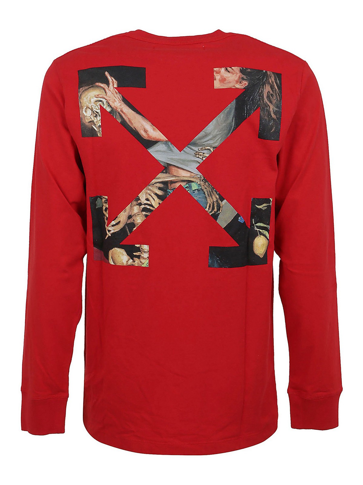 Red Off White Long Sleeve Shirt Apparel Off White Red Long Sleeve