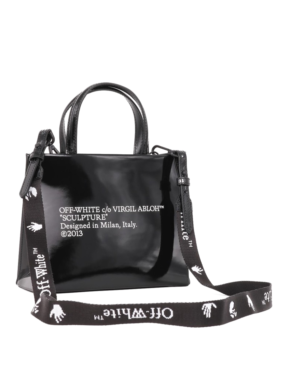 Off-White's Mini SCULPTURE Bag in Black