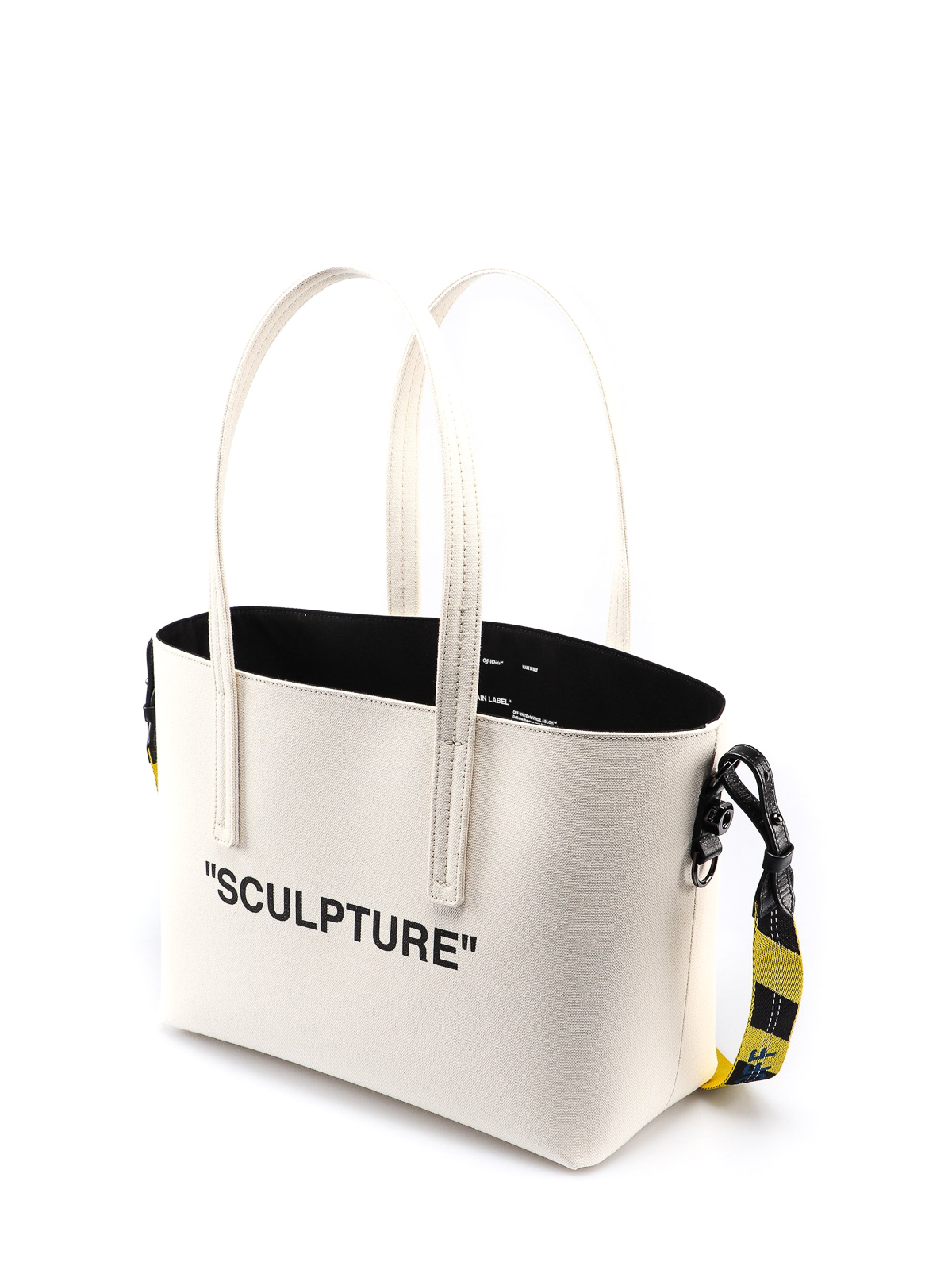 Totes bags Off-White - Sculpture canvas shopping bag - OWNA025R19B640854810