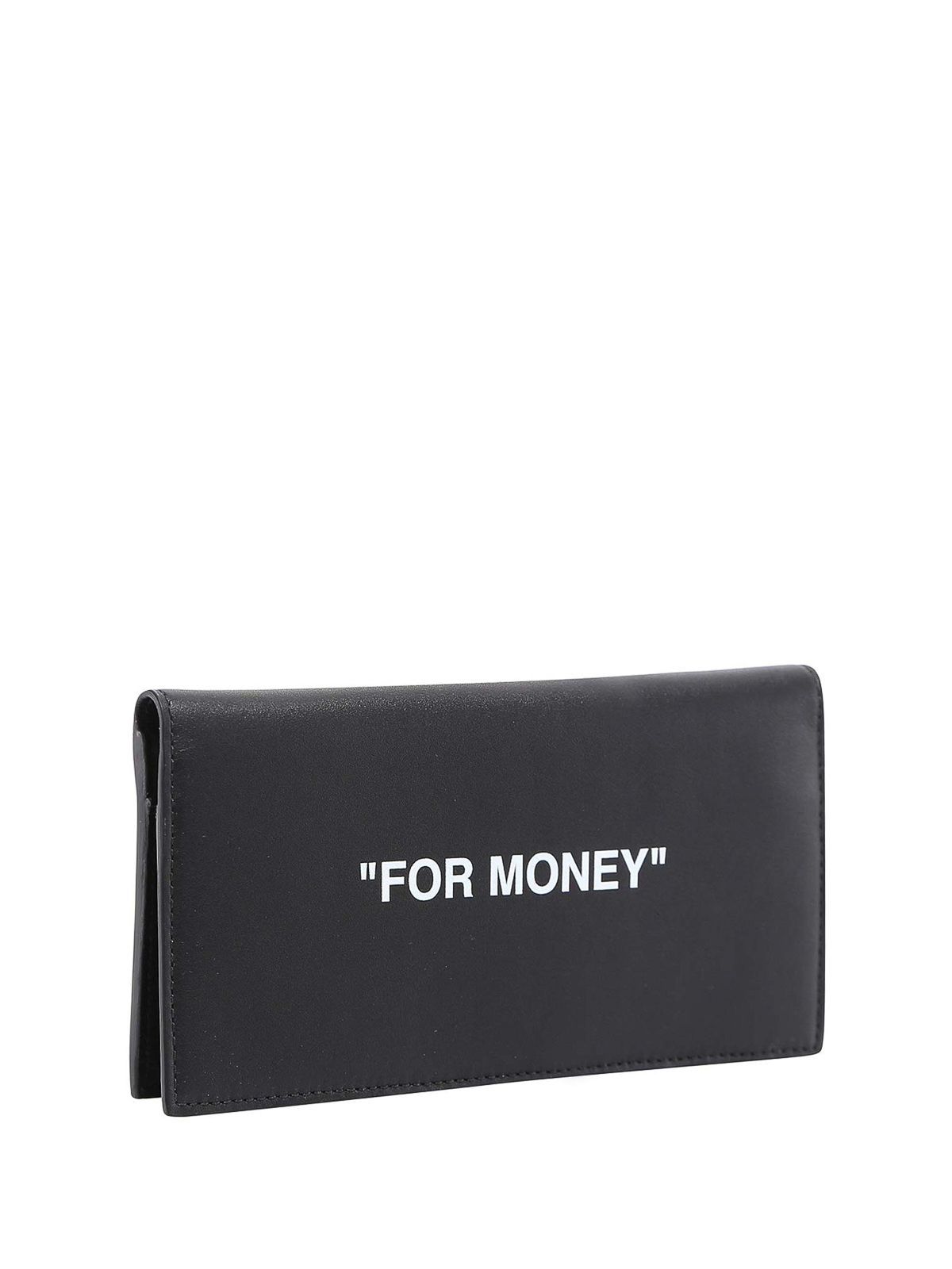 Off-White For Money leather wallet - Black
