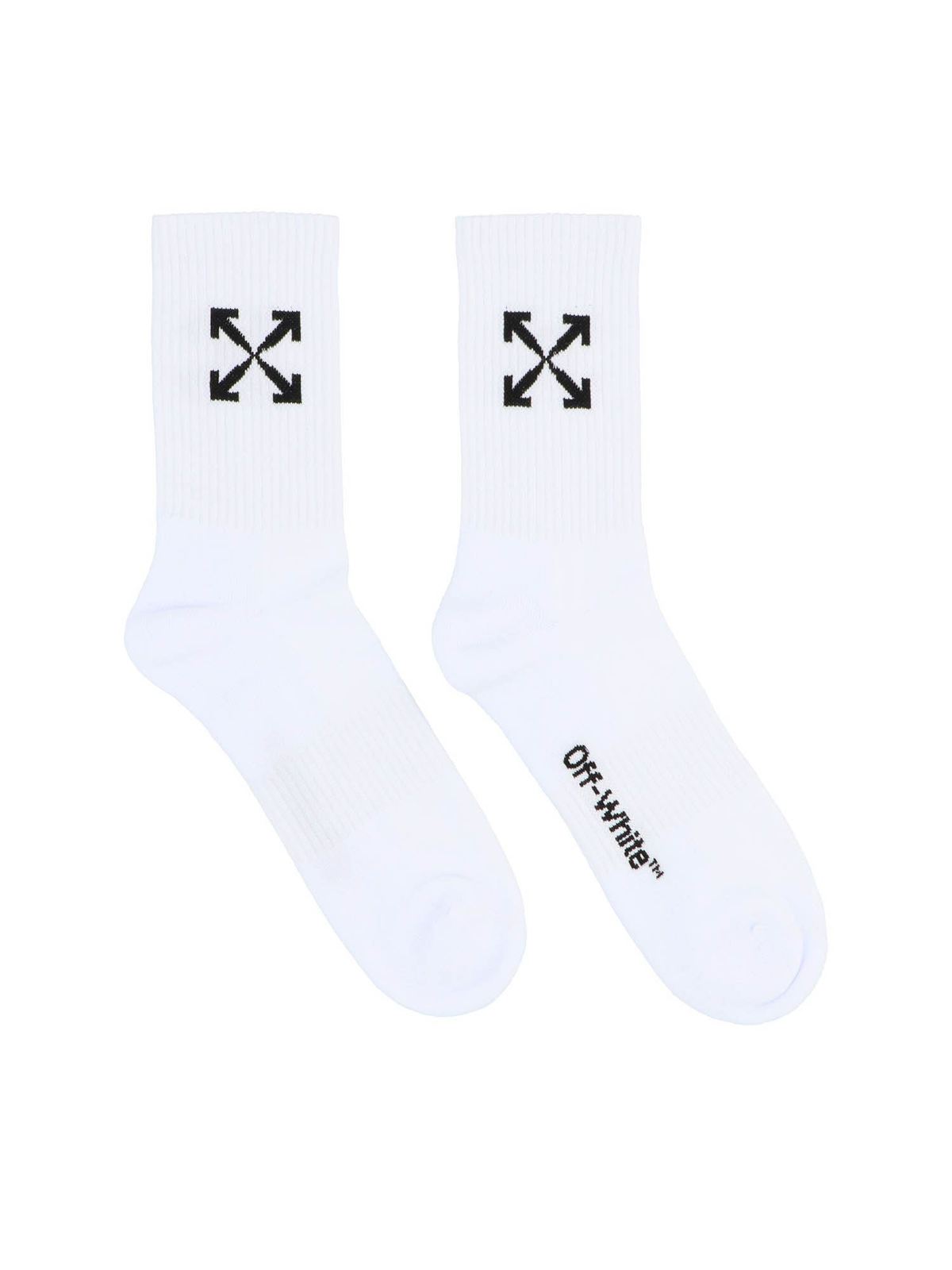 新品 正規品 off-white SOCKS 18aw 靴下 オフホワイトレッグウェア