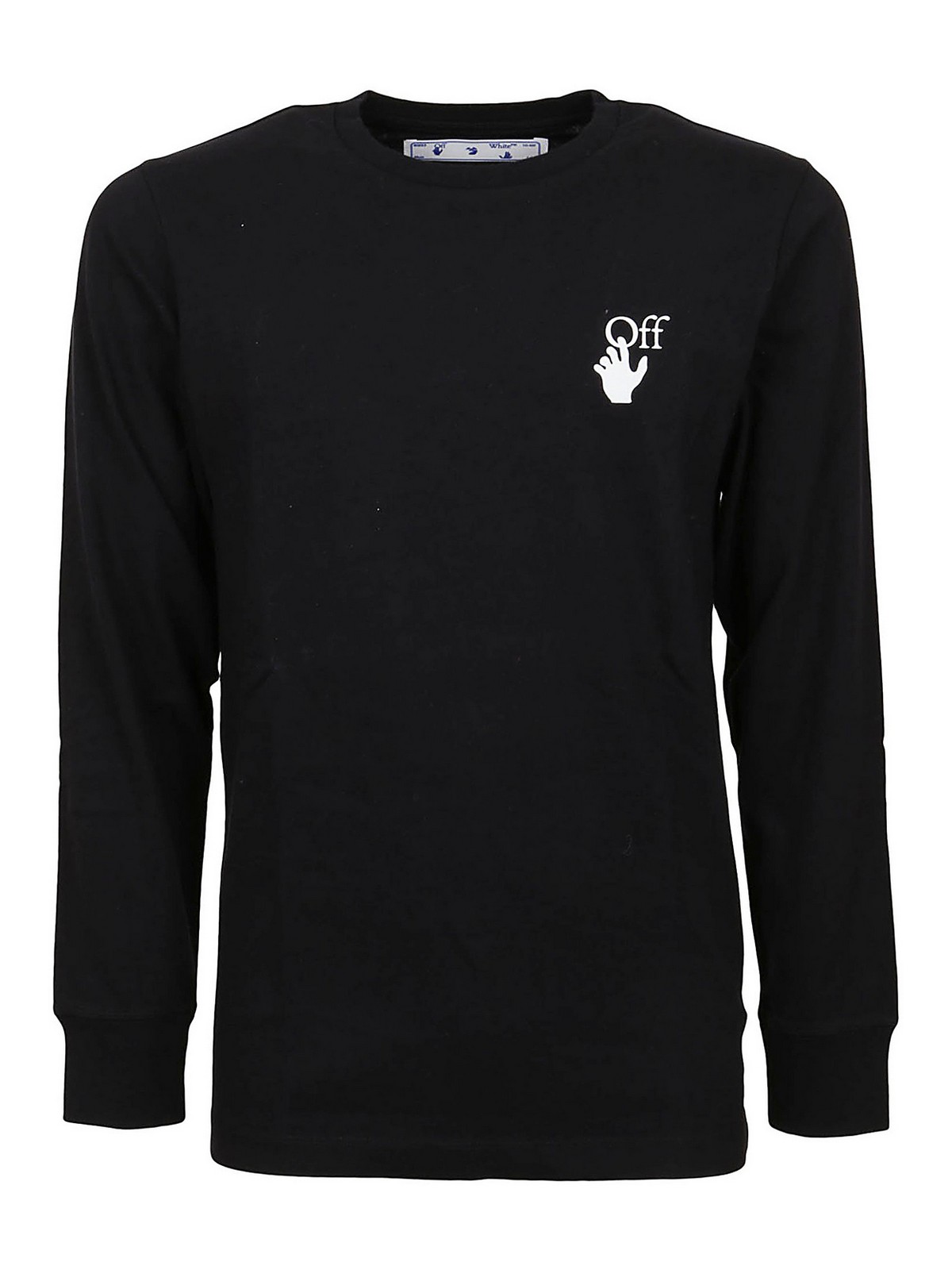Off-White Pascal Arrow L/S T-shirt - Black|OMAB001F20FAB0021001
