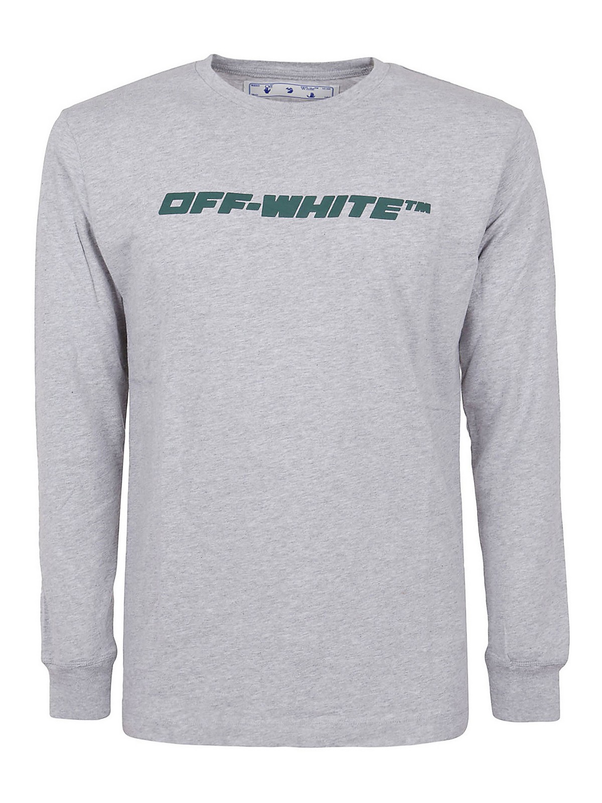 Off-White Trellis Worker long sleeve T-shirt|OMAB001E20JER0070855