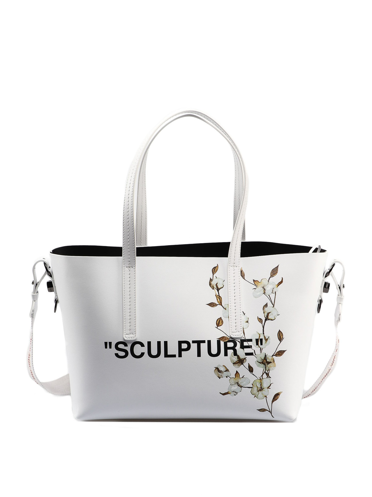 Totes bags Off-White - Sculpture floral print shopping bag -  OWNA025R197790850110