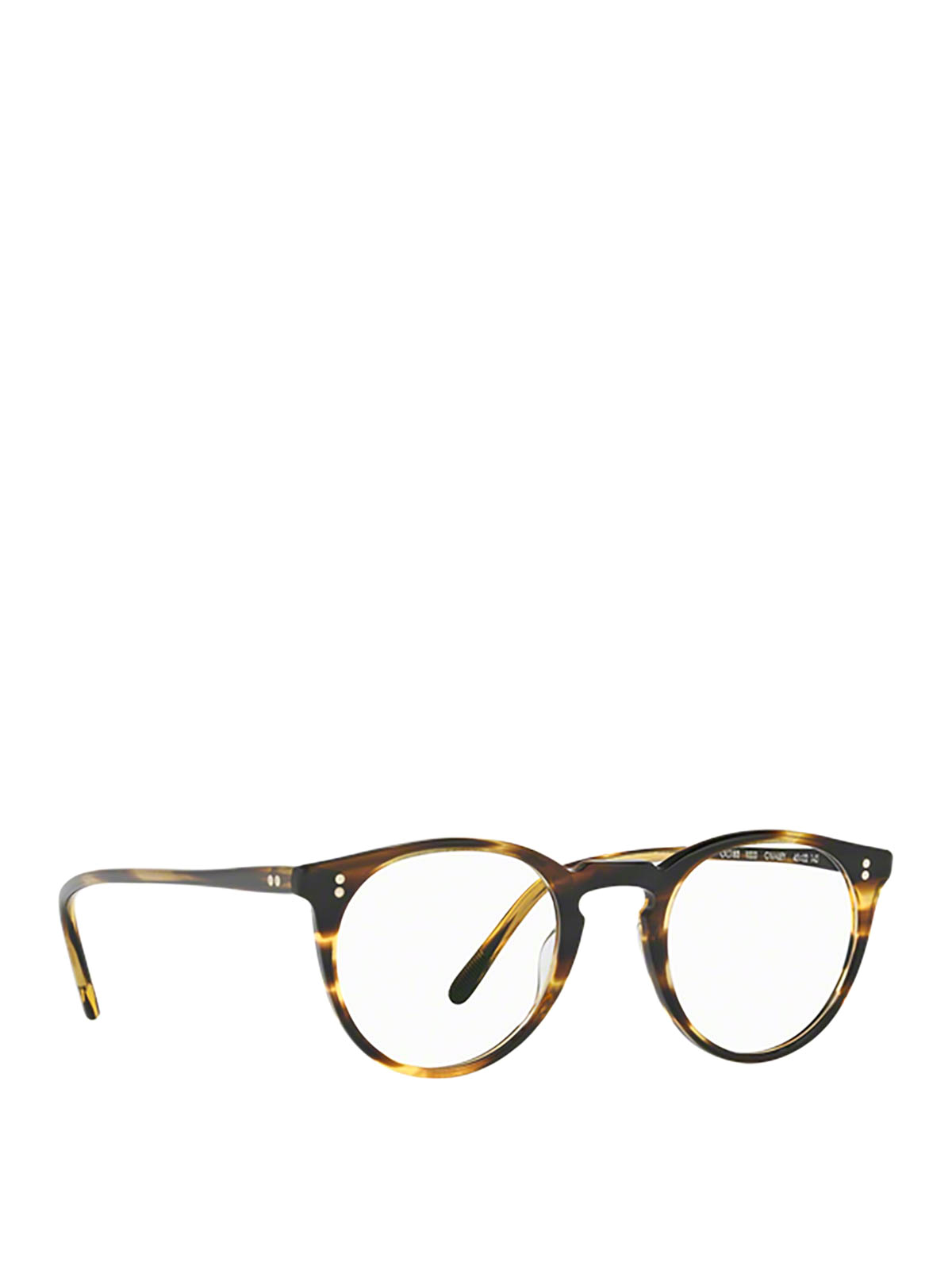 Oliver Peoples O'malley Tortoiseshell Round Eyeglasses In Marrón