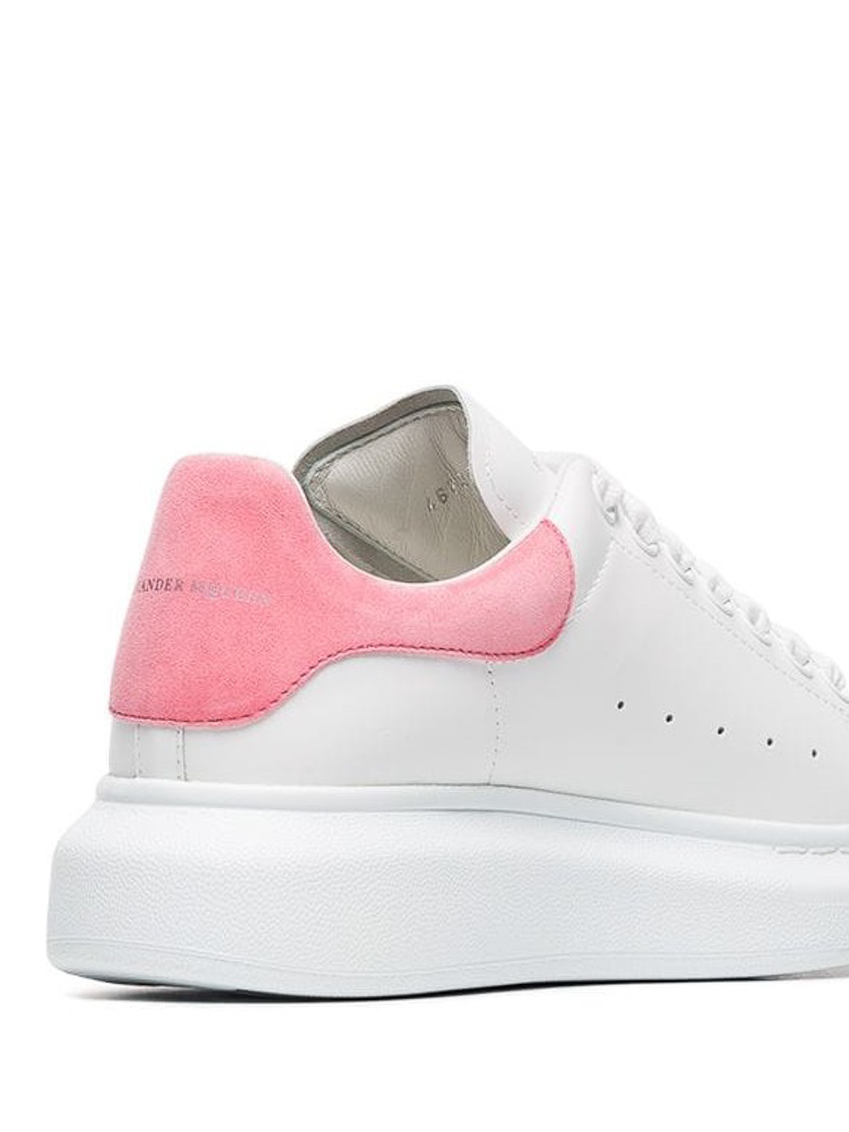 Trainers Alexander Mcqueen pink back white sneakers - 462214WHGP79374