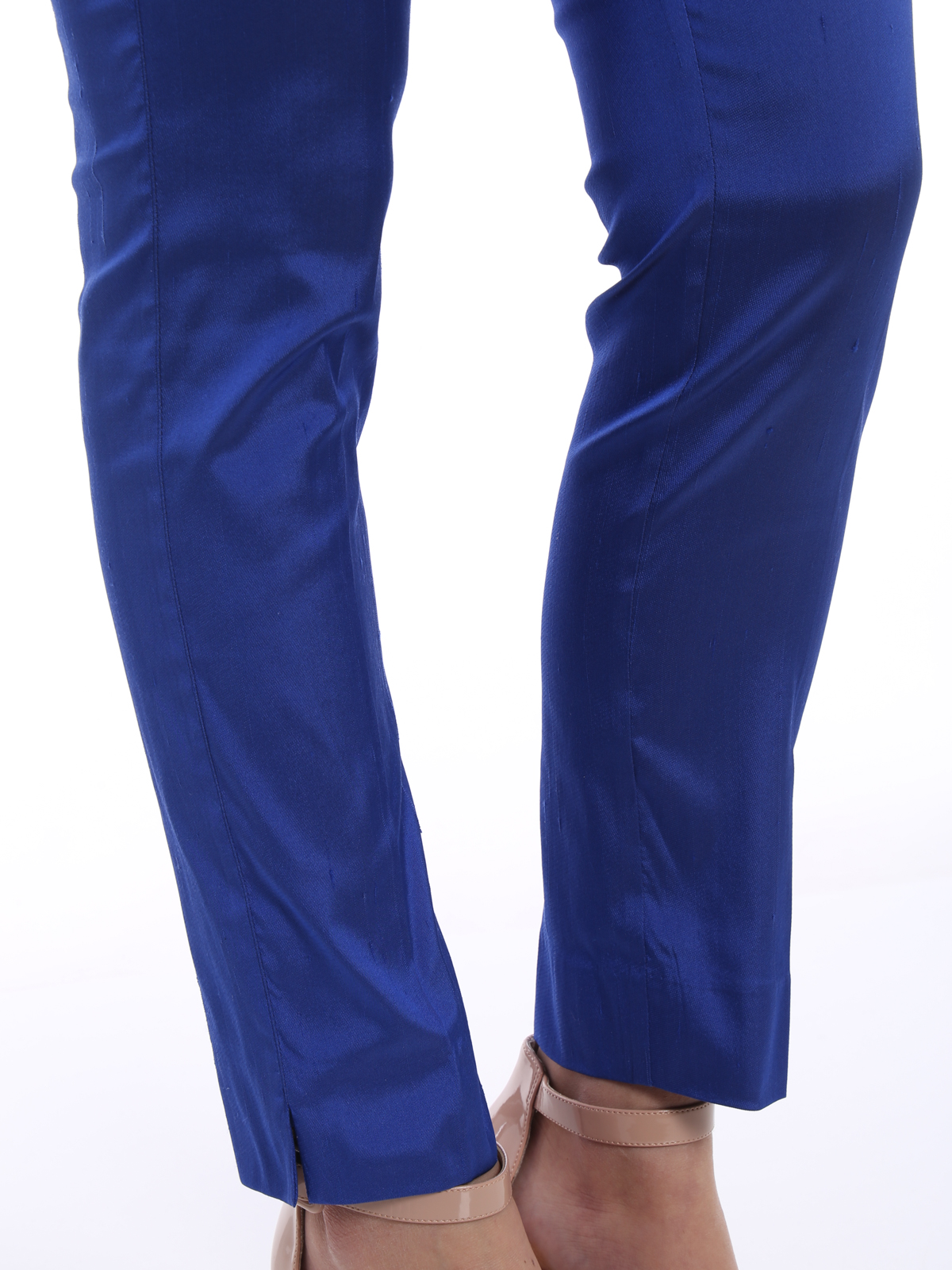 Tailored  Formal trousers PAROSH  Shanseta blue cigarette trousers   SHANSETAD230288083
