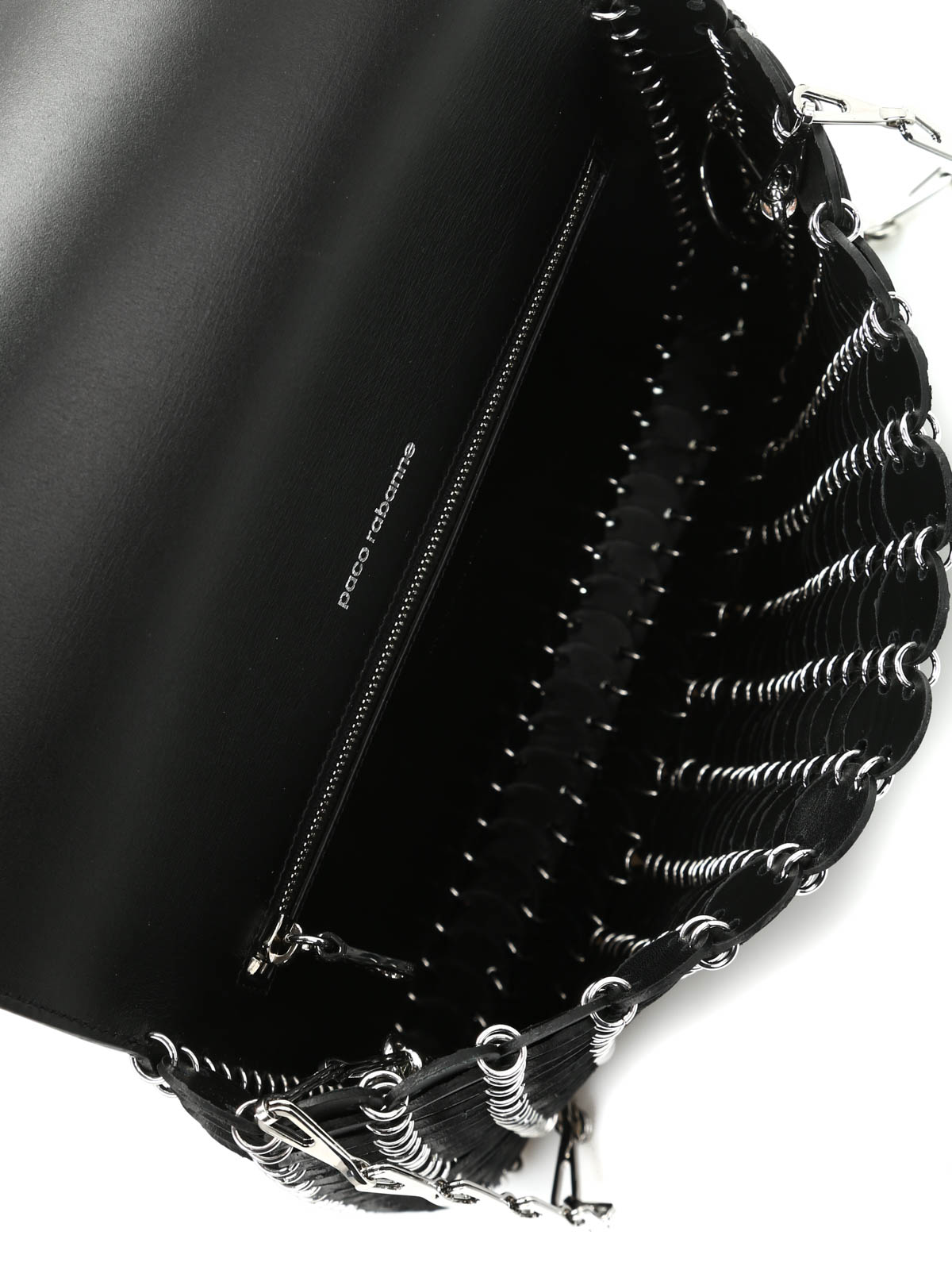 ショルダーバッグ・ポシェット Rabanne Black Leather Paco Shoulder Bag Rabanne Paco Leather Shoulder Bag | Black | FARFETCH