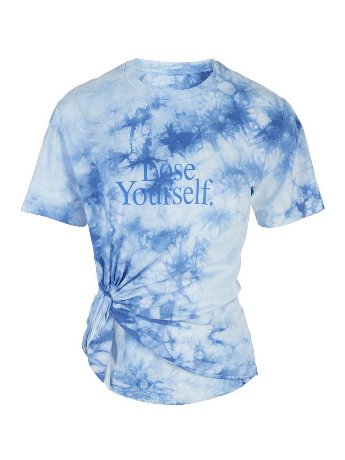 Rabanne Tye-die T-shirt - Light Blue - Women|21PJTE045C00392P430