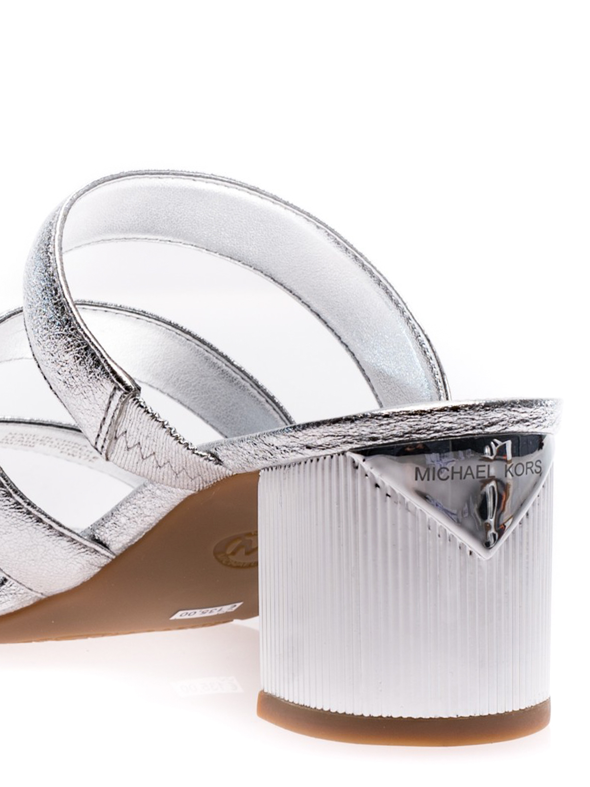 Sandals Michael Kors  Paloma Flex Mule silver sandals  40S8PAMP1M040