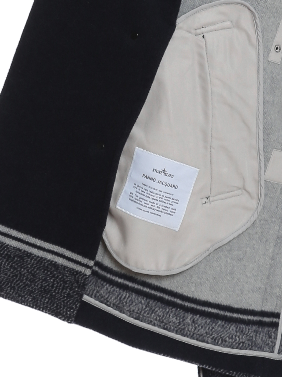 Stone Island ショートコート - Panno Jaquard|731541852V0028
