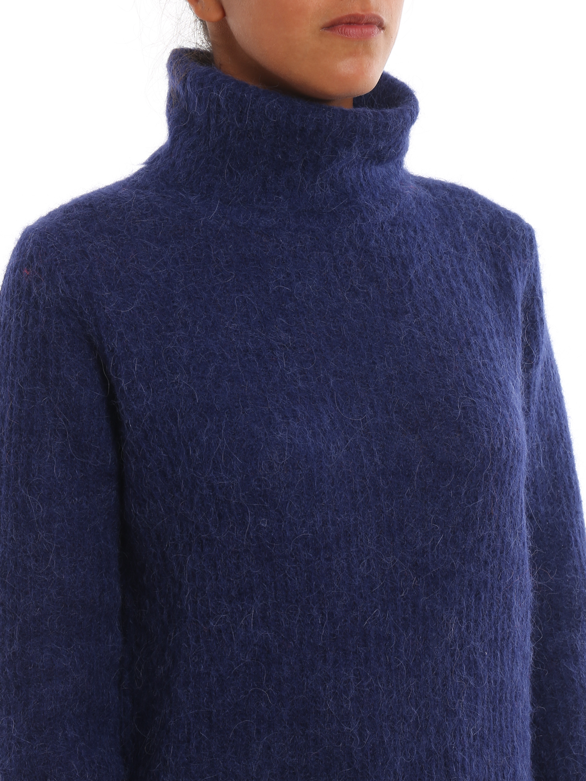 Paolo Fiorillo Pull Col Roulé - Bleu - Bleu - Femme | 86340500135