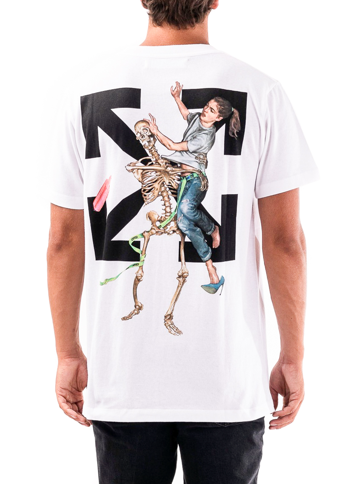 off-white Pascal skeleton tシャツ