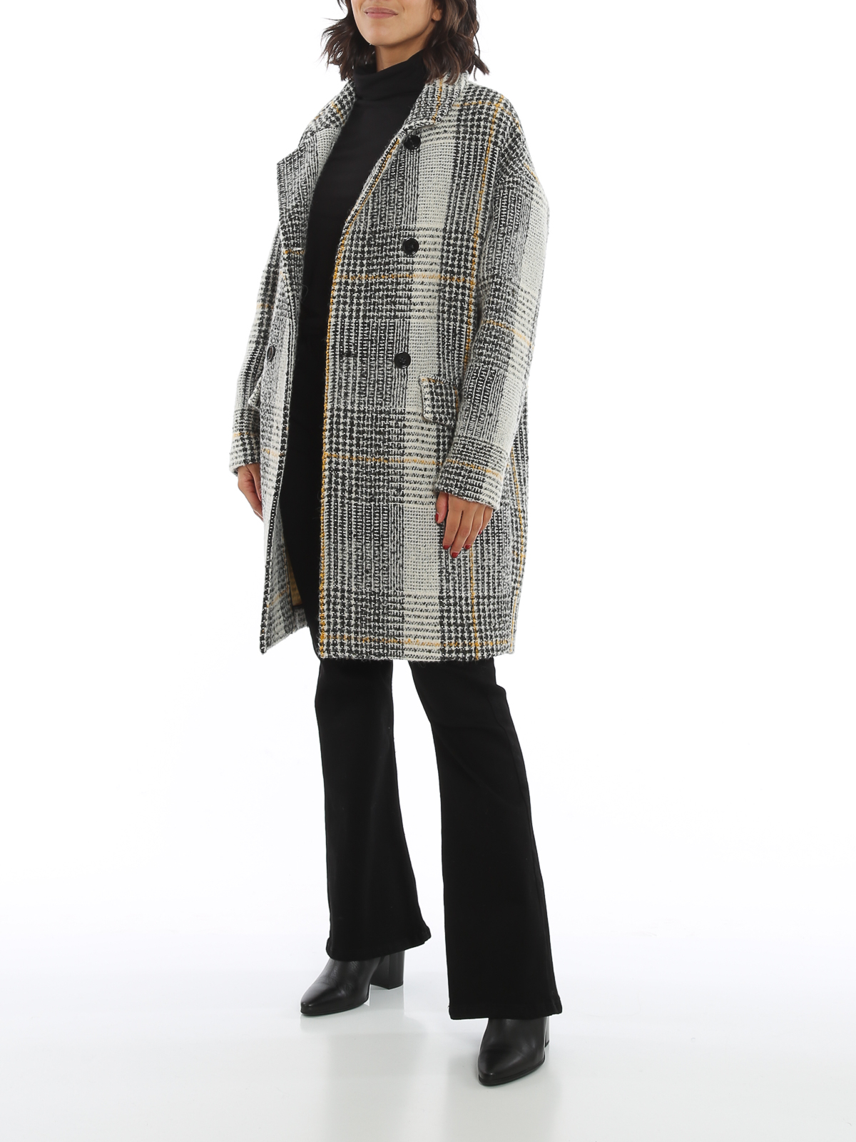 Knee length wool blend coat Clearance
